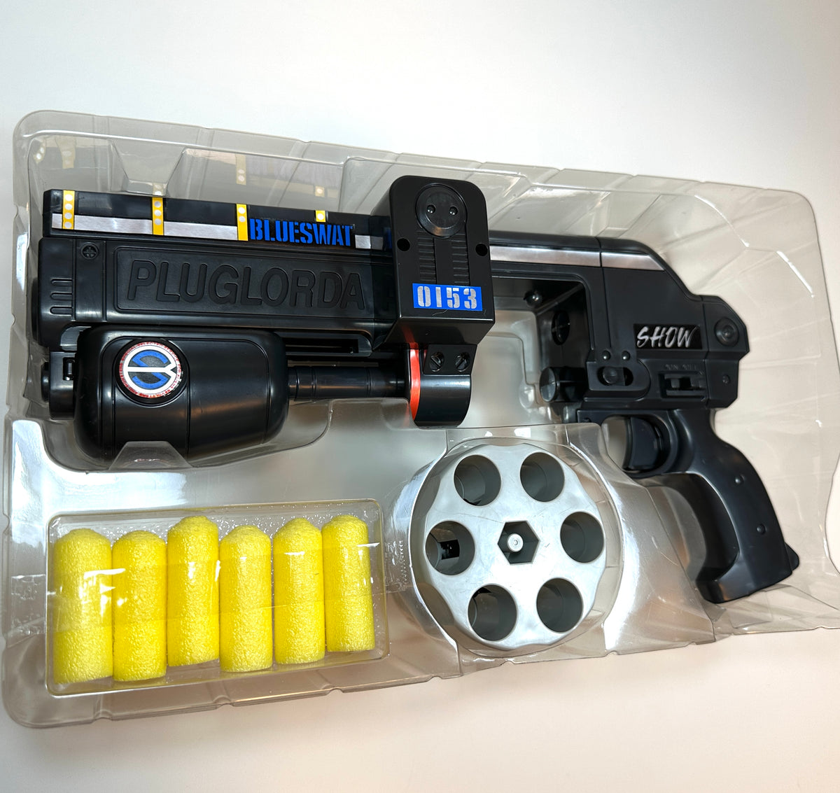 Pluglorda BW-02 Bandai Blue SWAT Vintage Toy