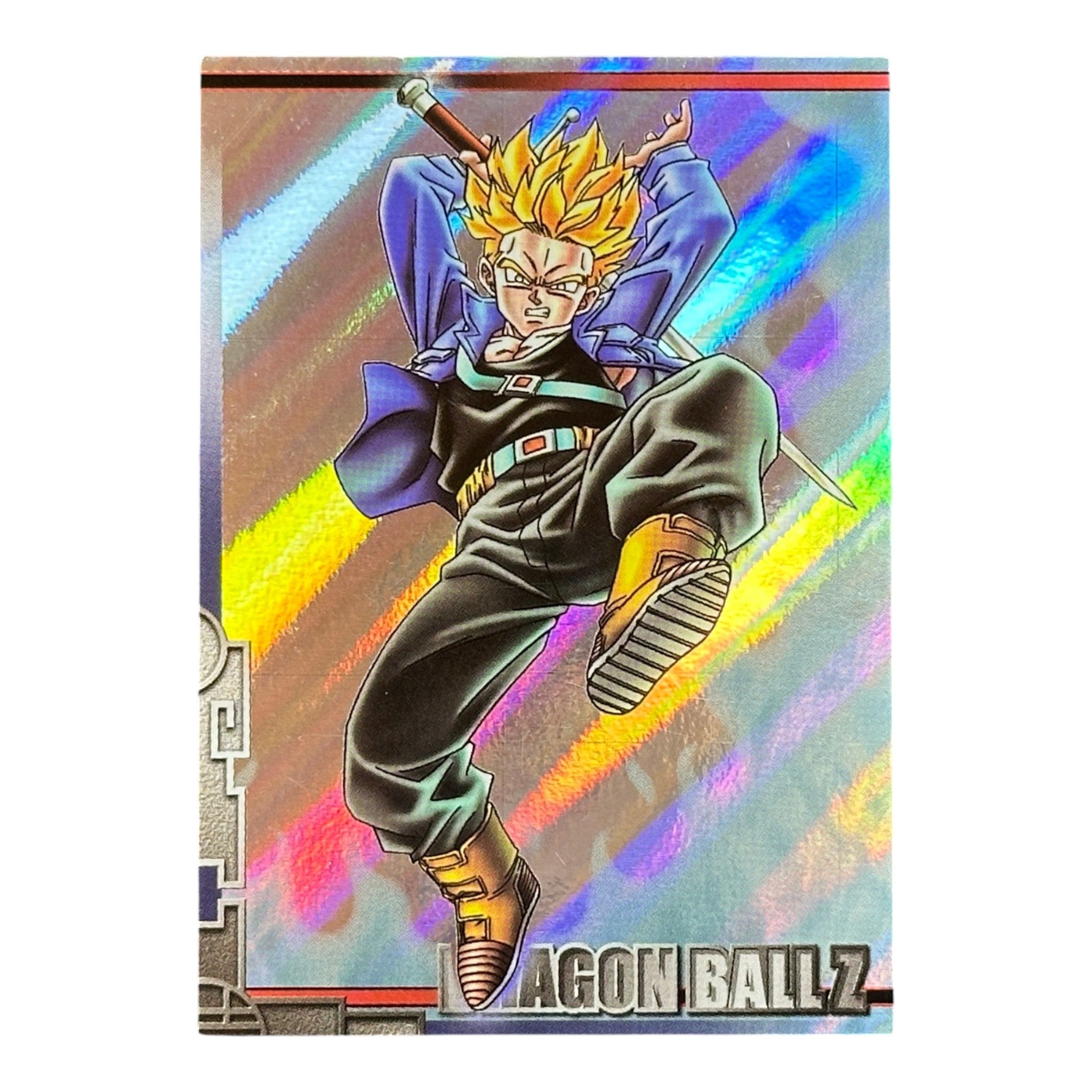 Dragon Ball Z Super Saiyan Trunks Holographic Card S-15 Amada 2003 Prism DBZ Japan Collectible