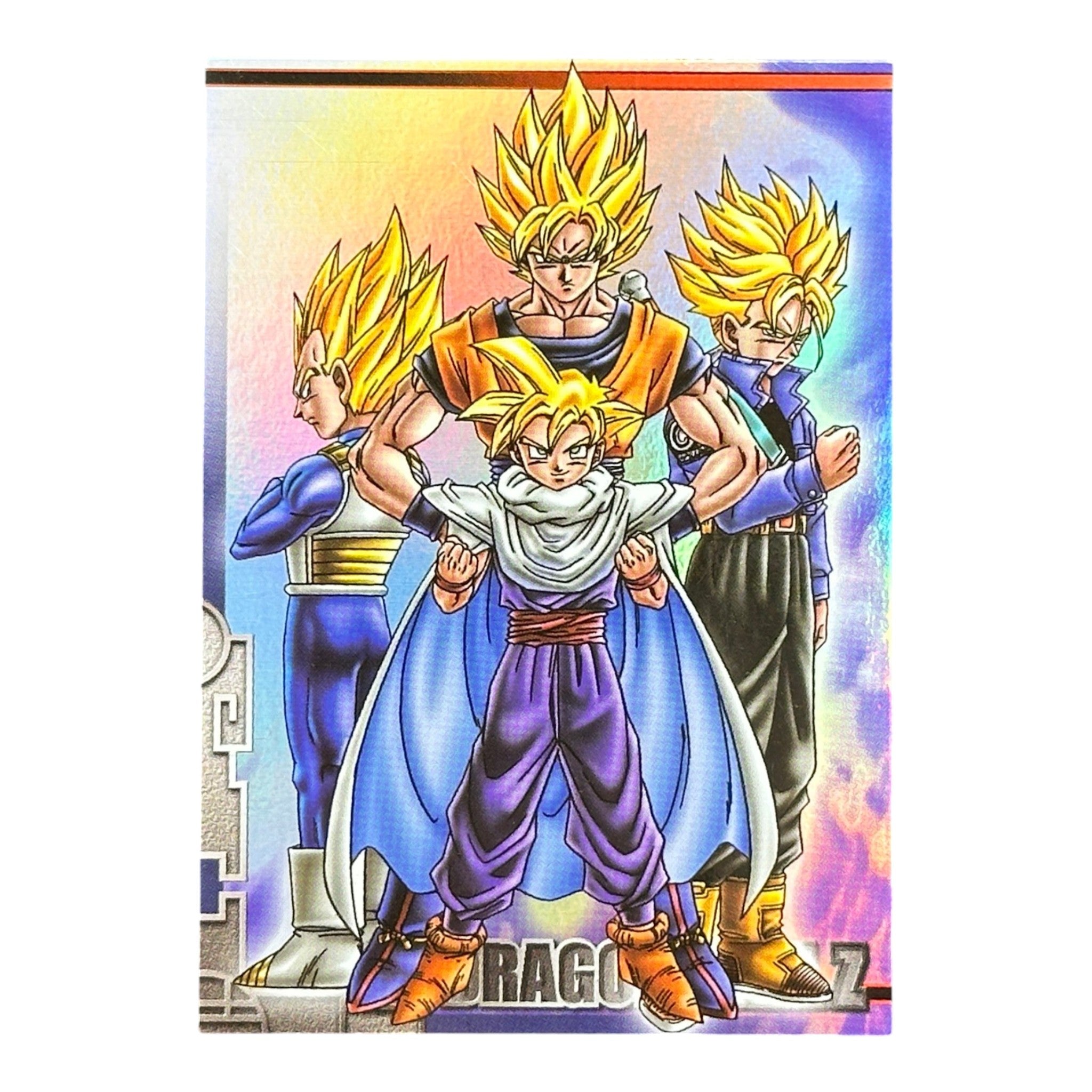 Dragon Ball Z Goku Gohan Vegeta Trunks Holographic Card S-23 Amada 2003 Prism Super Saiyan Japan