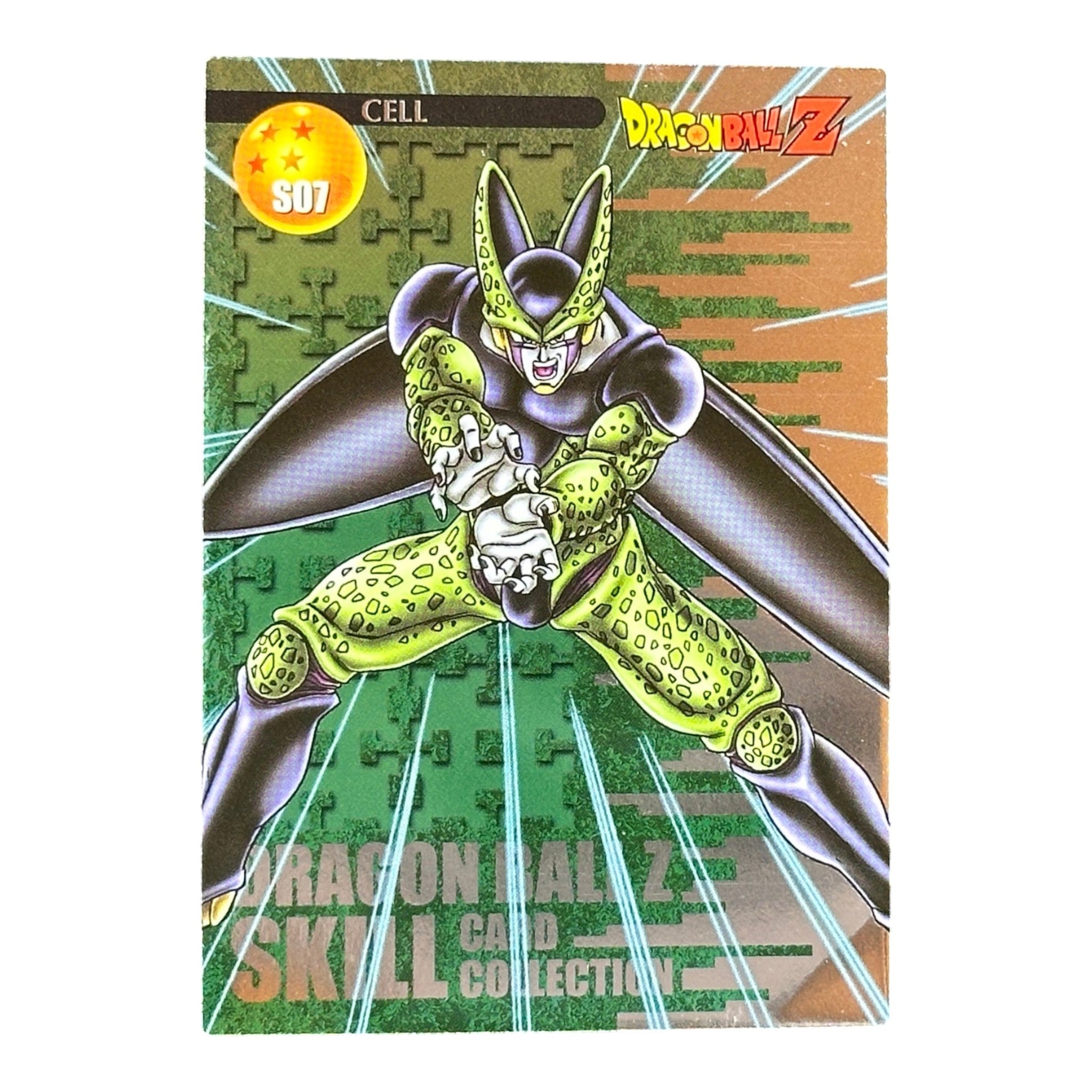 Dragon Ball Z Cell Perfect Form S07 Skill Collection Card Holographic Japanese