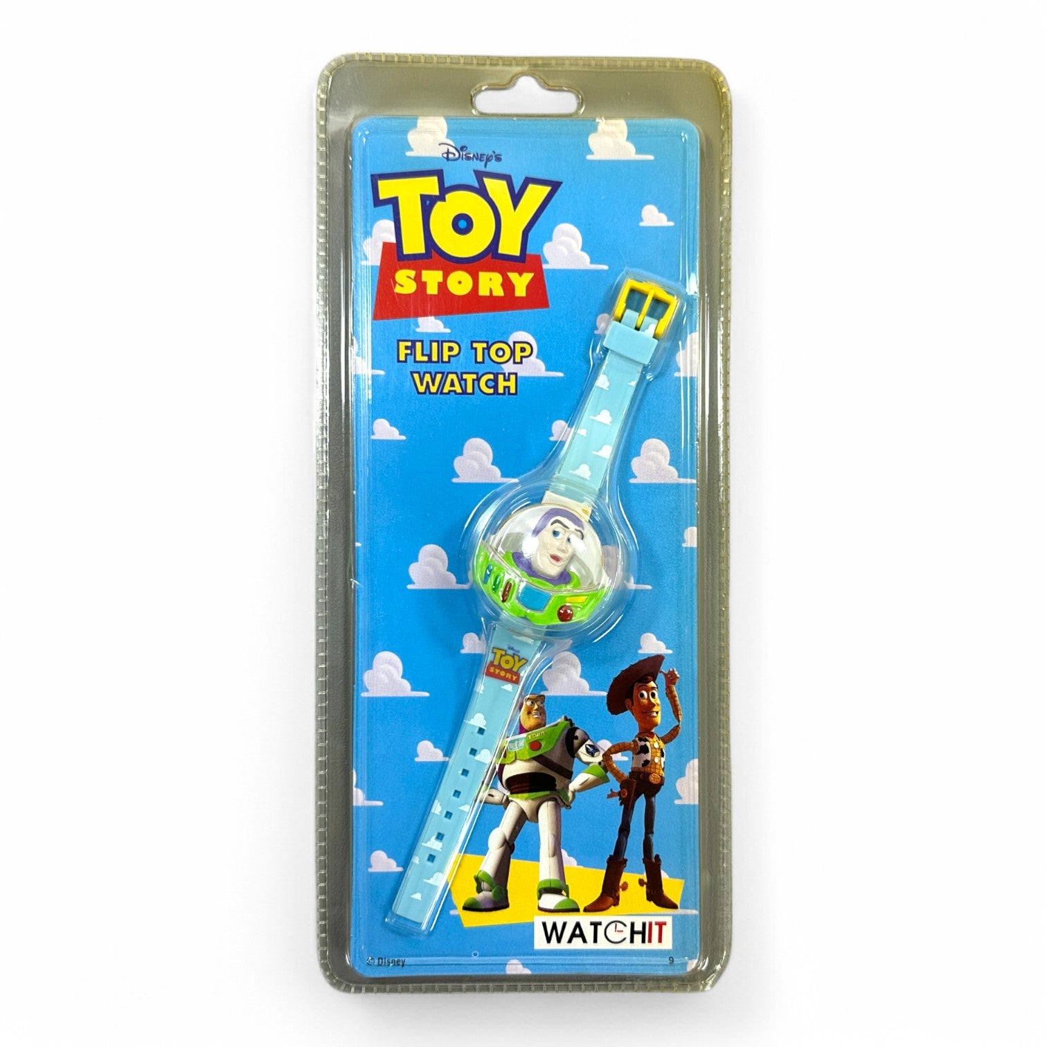 Disney Toy Story Flip-Top Watch Brand New 1995 Buzz Lightyear Wristwatch