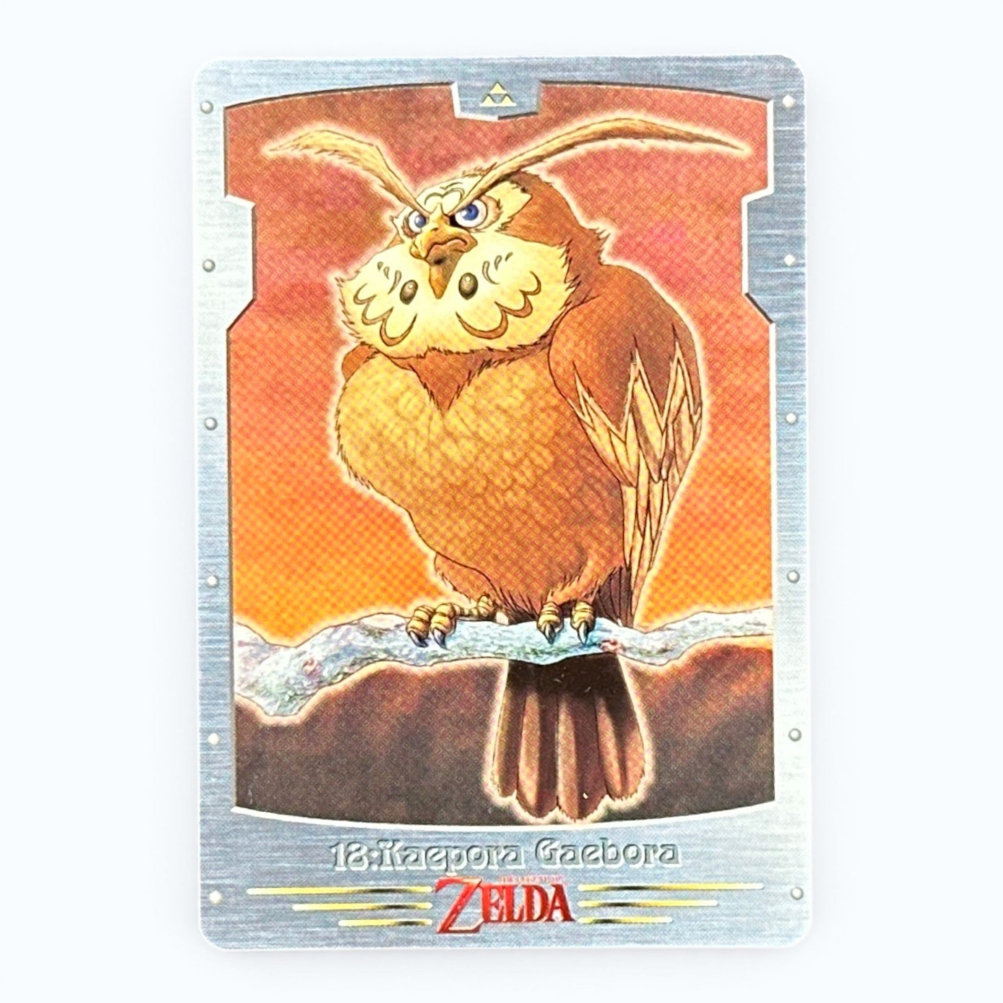 The Legend of Zelda Kaepora Gaebora Card No.18 Bandai 1999 Japanese Nintendo Collectible
