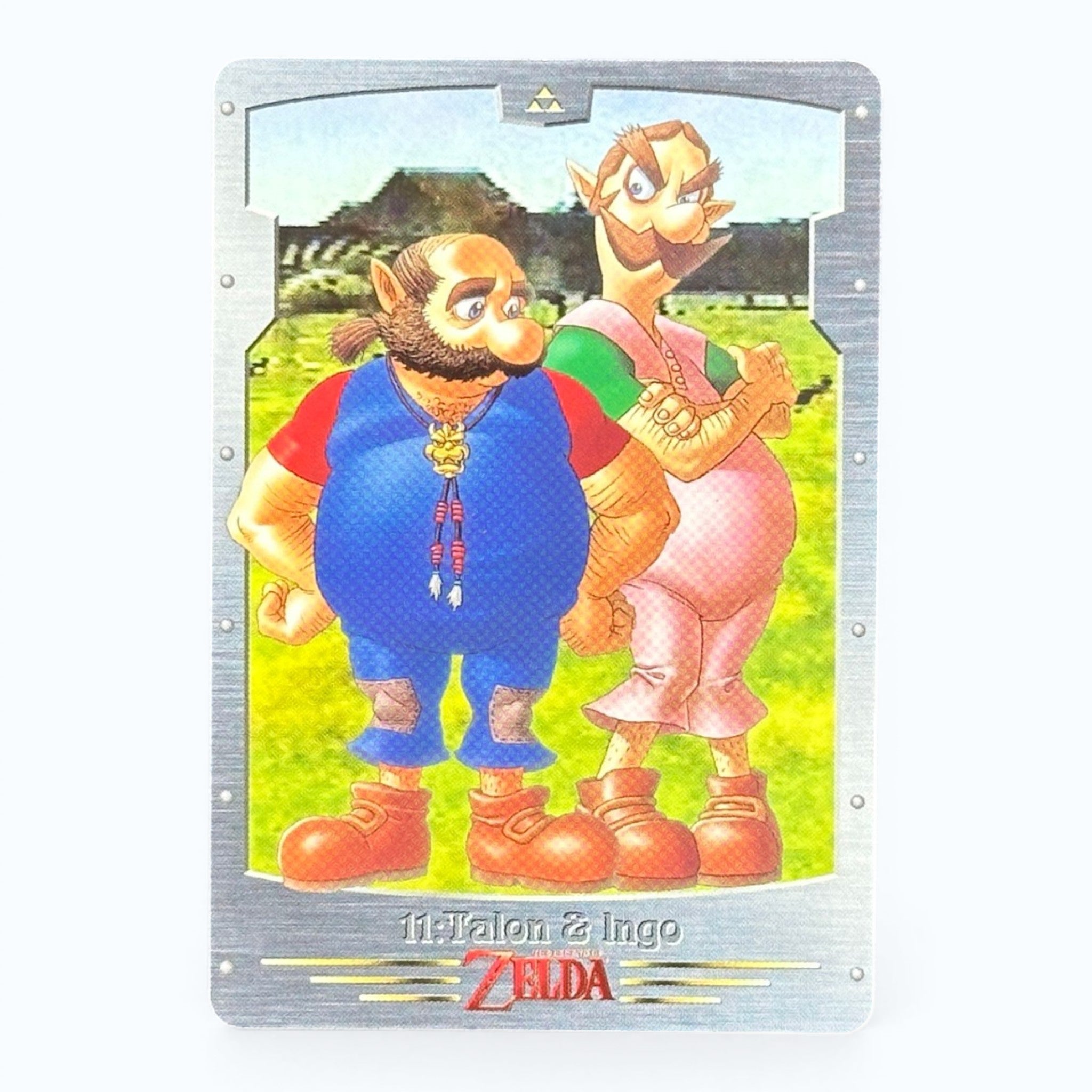 The Legend of Zelda Talon & Ingo Card No.11 Bandai 1999 Japanese Nintendo Collectible