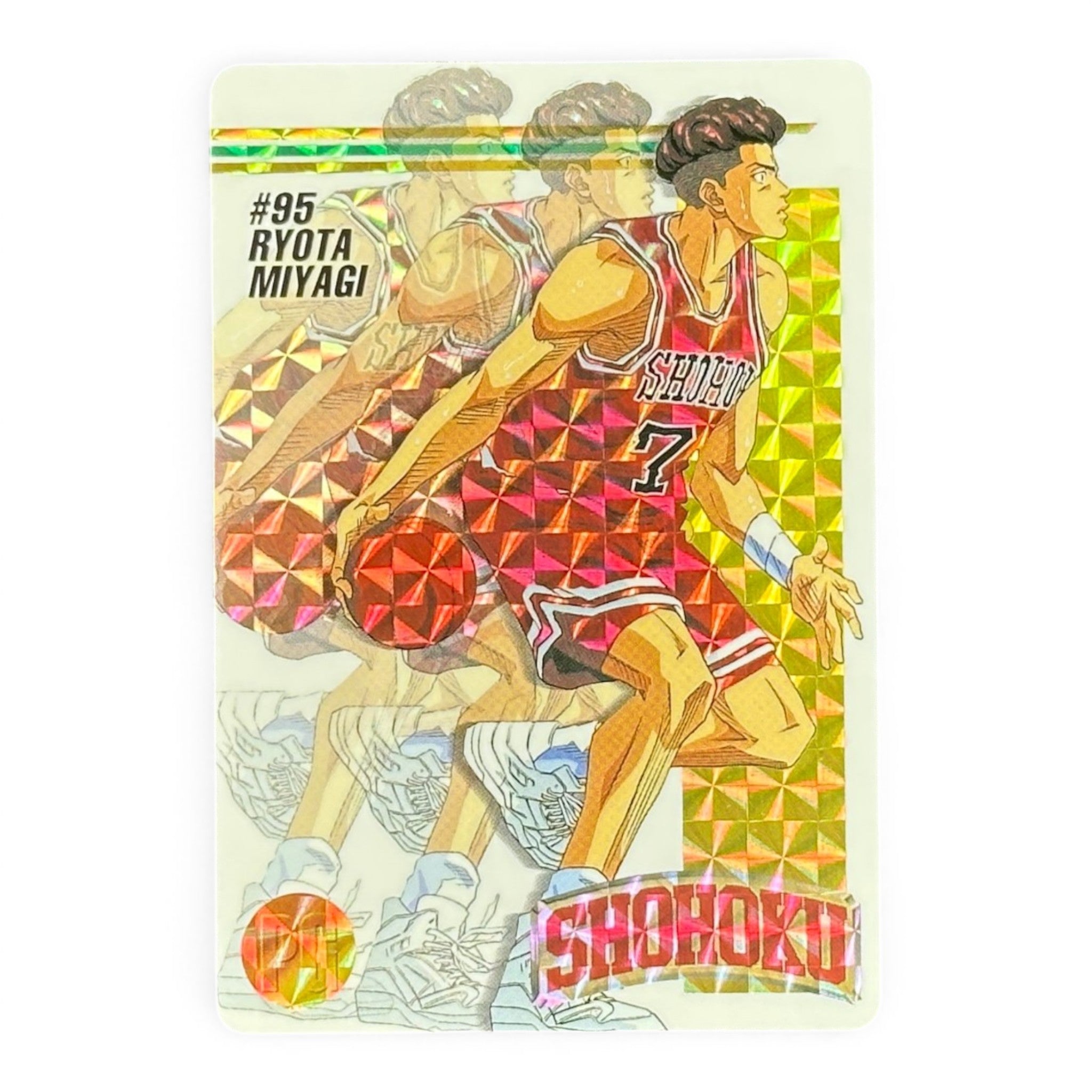 Slam Dunk Ryota Miyagi #95 Bandai 1995 Japanese Holo Anime Card Rare Collectible