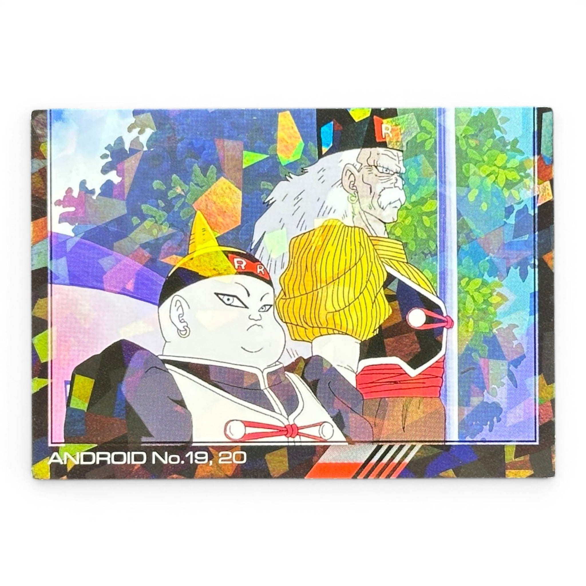 Dragon Ball Z Android No.19 & Dr. Gero No.20 Prism Card Japanese DBZ Collectible