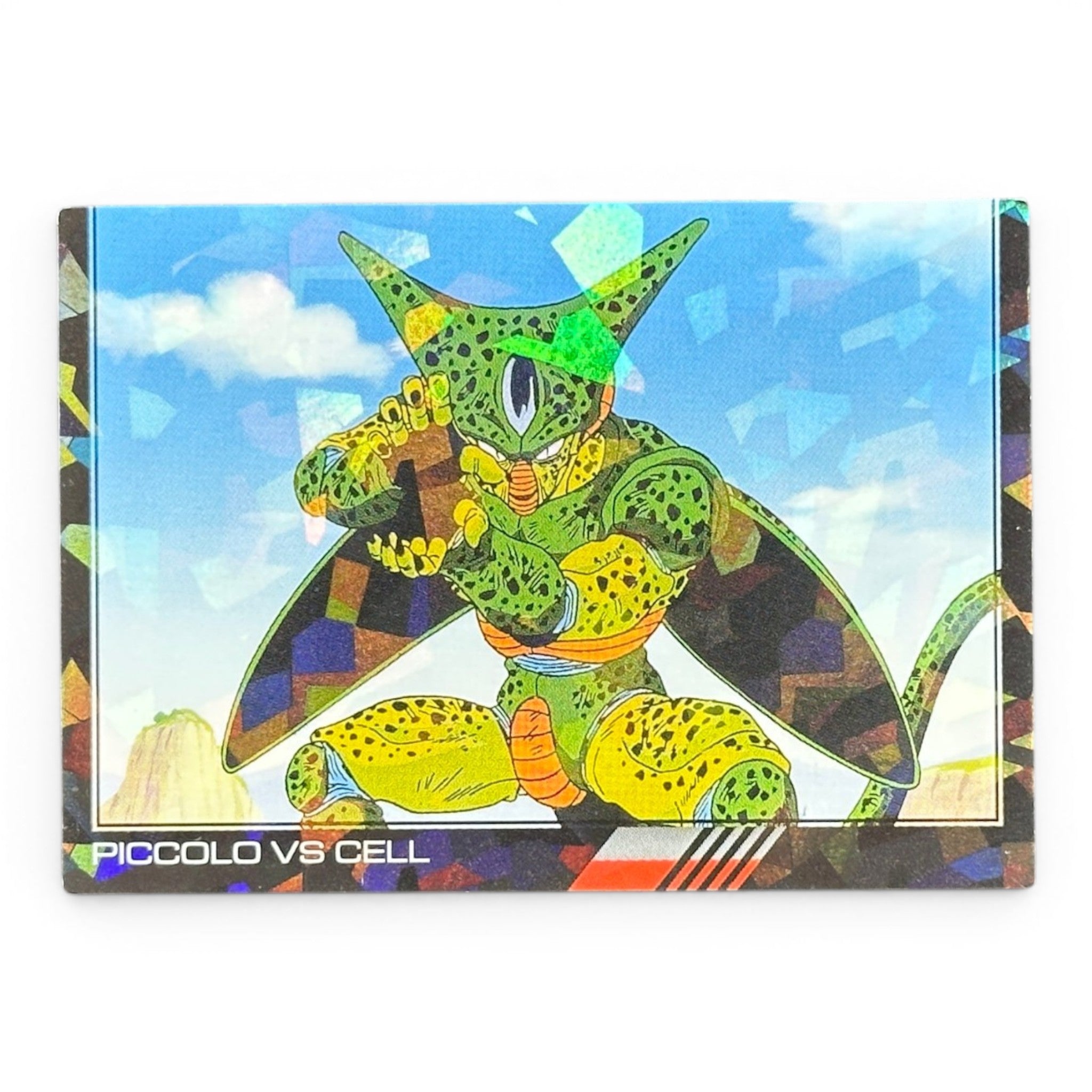 Dragon Ball Z Cell vs Piccolo Prism Card Japanese DBZ Anime Collectible