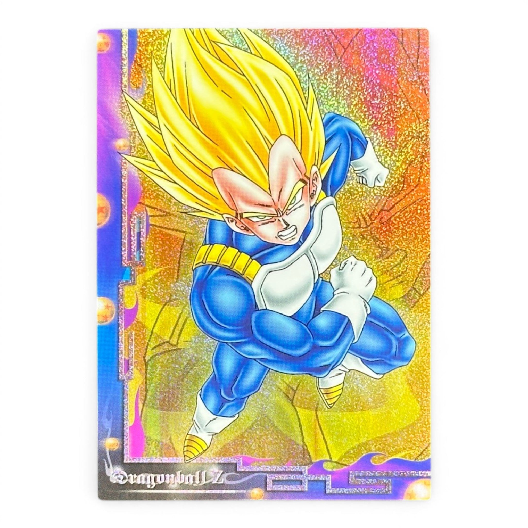 Dragon Ball Z Super Saiyan Vegeta SP No.13 Prism Card Japanese DBZ Holographic