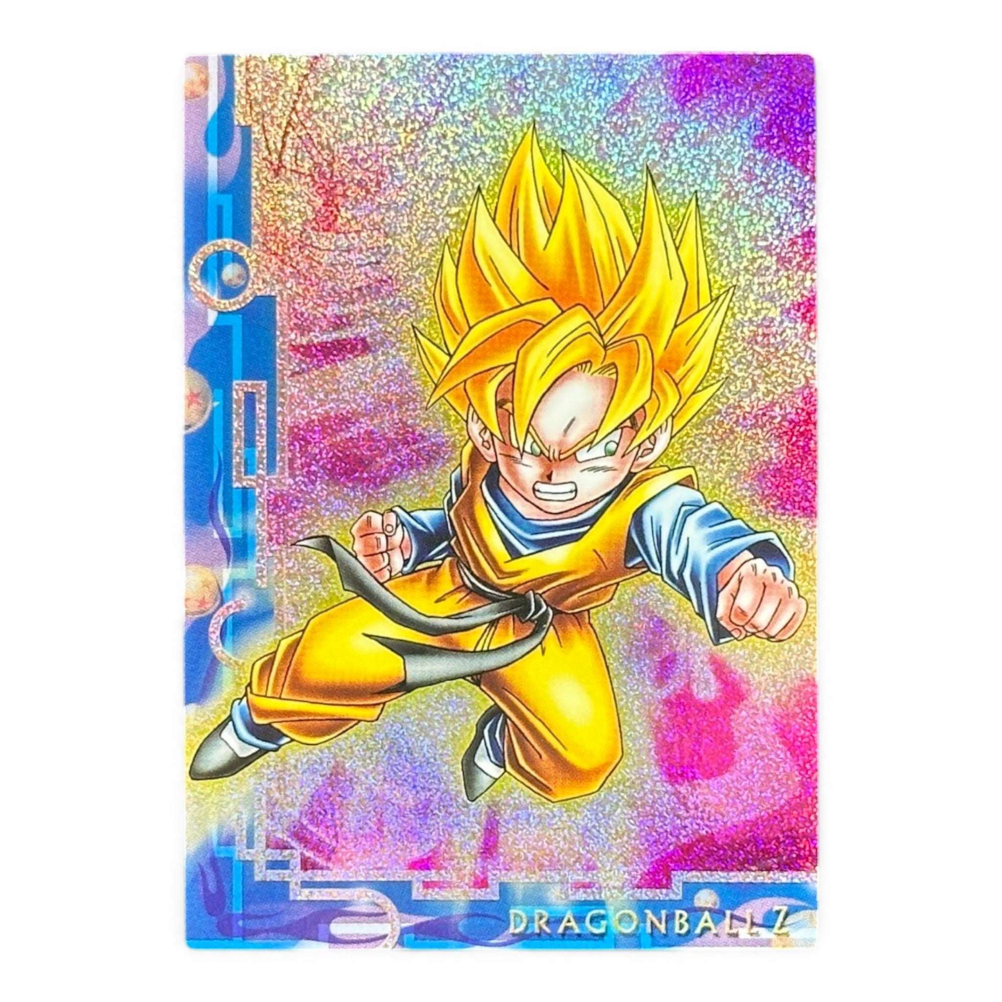 Dragon Ball Z Son Goten SP No.21 Prism Card Ensky Japan Super Saiyan Holo Vintage Collectible