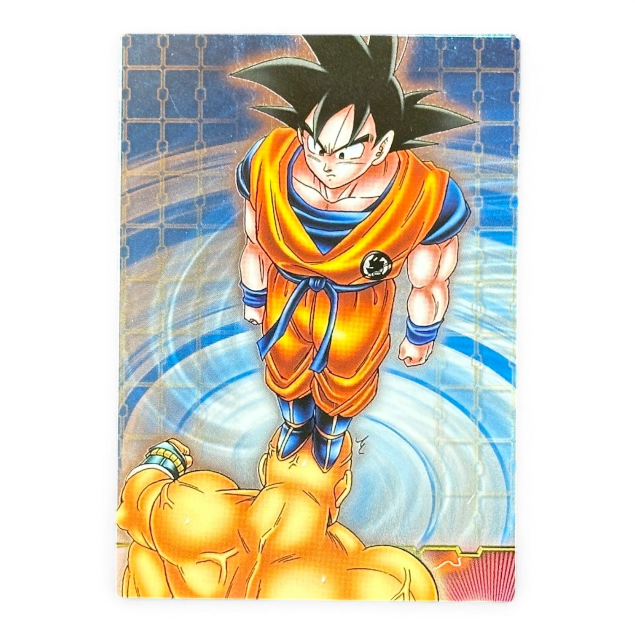 Dragon Ball Z Goku vs Nappa SP No.38 Prism Card Ensky Japan Vintage Holo