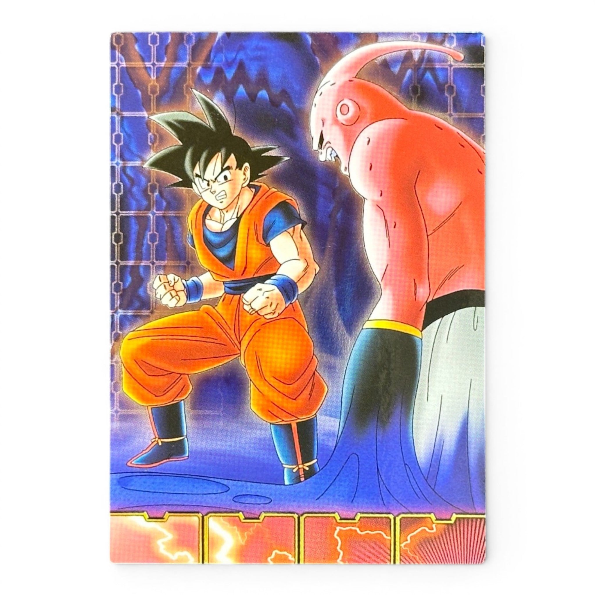 Dragon Ball Z Goku vs Majin Buu SP No.49 Prism Card Ensky Japan Vintage Holo