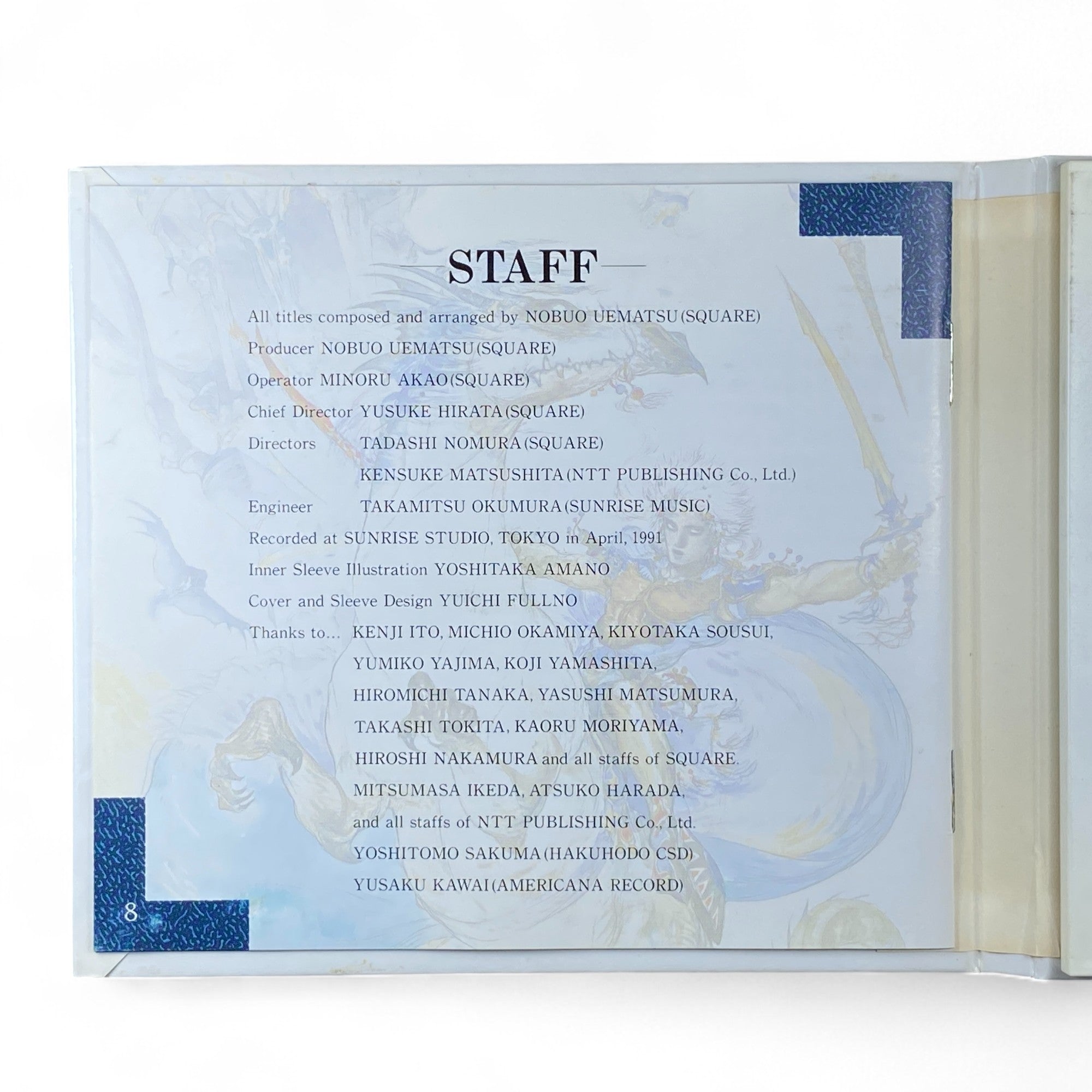Final Fantasy III Original Sound Version CD – Classic NES Soundtrack 1991