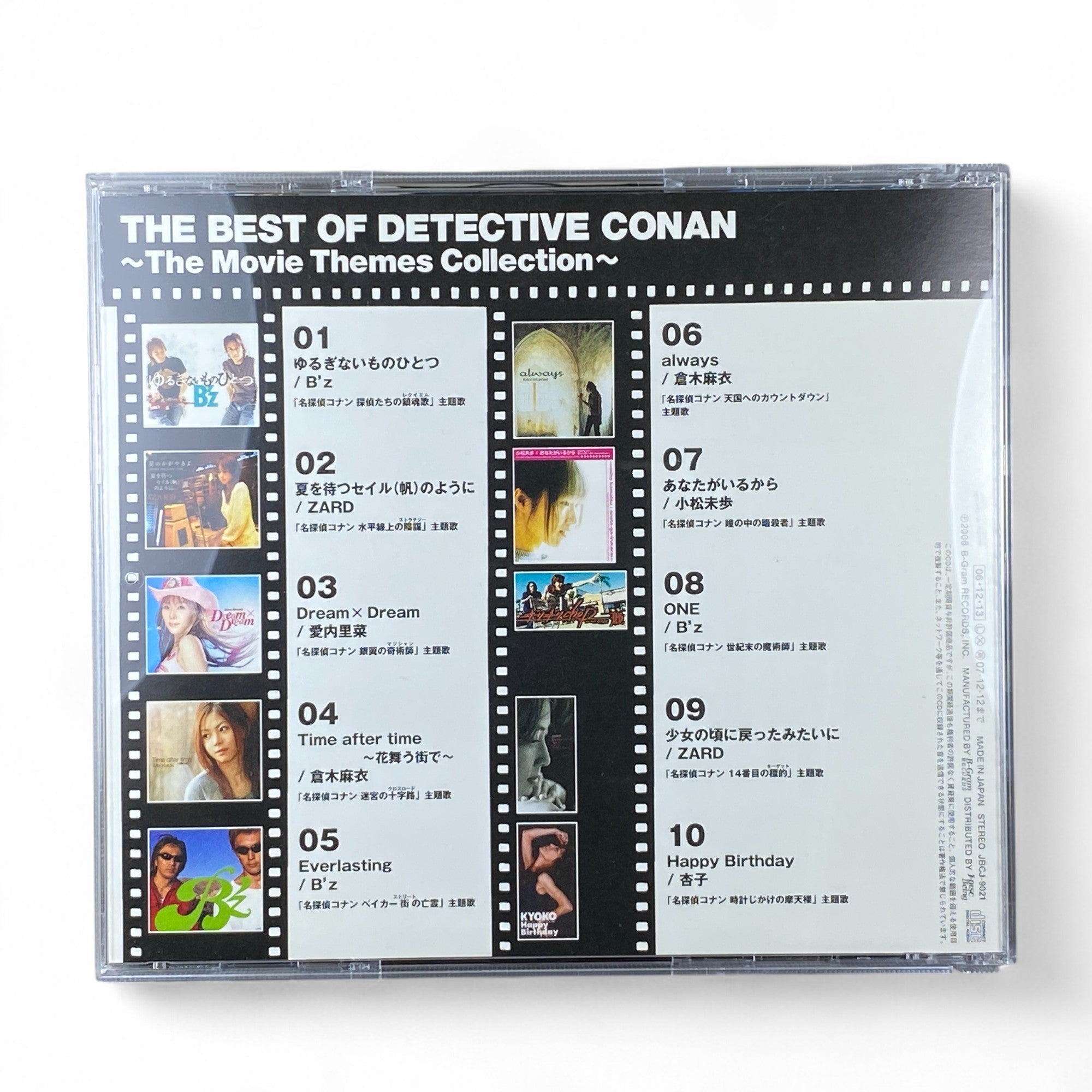 Detective Conan Best Movie Themes Collection Anime Soundtrack CD Cover