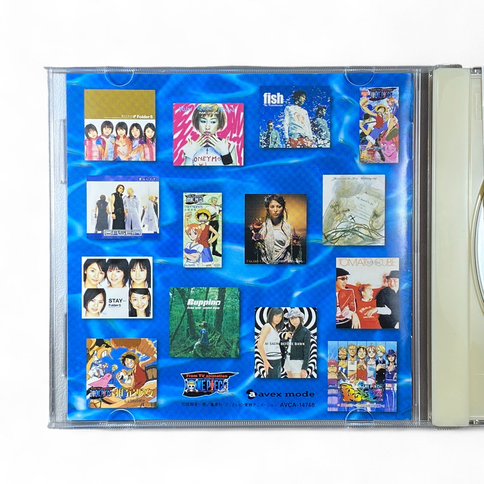 One Piece anime music CD with opening and ending themes