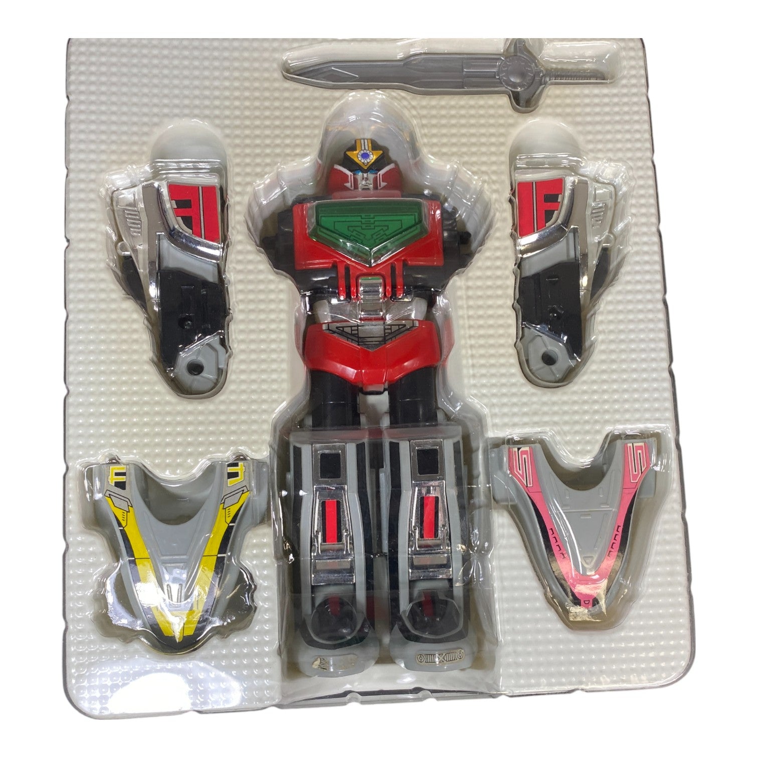 Mirai Sentai Timeranger Time Robo Alpha Bandai 2000 Vintage Boxed Figure Used