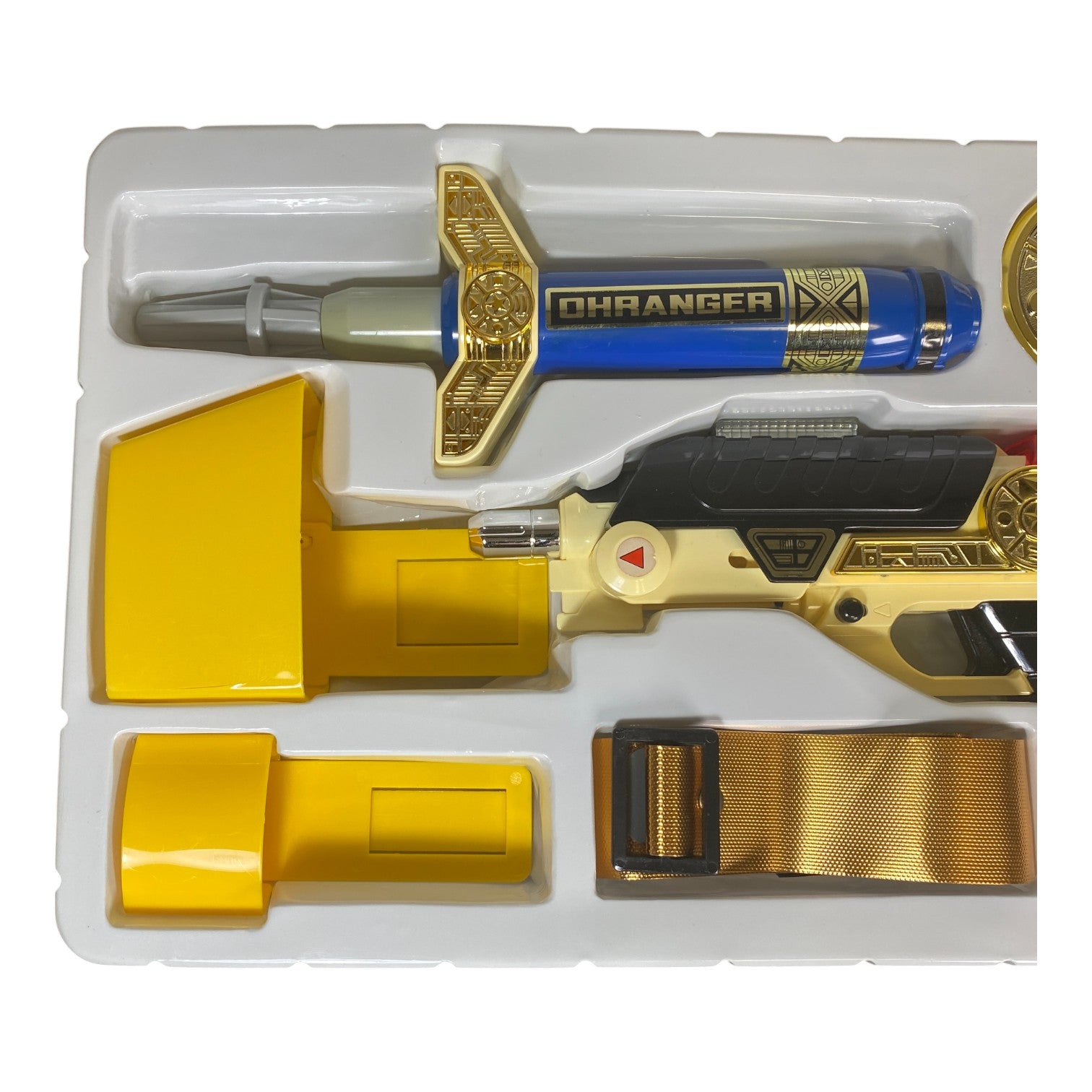 Chouriki Sentai Ohranger King Blaster Set Bandai 1995 Vintage Boxed Toy Used