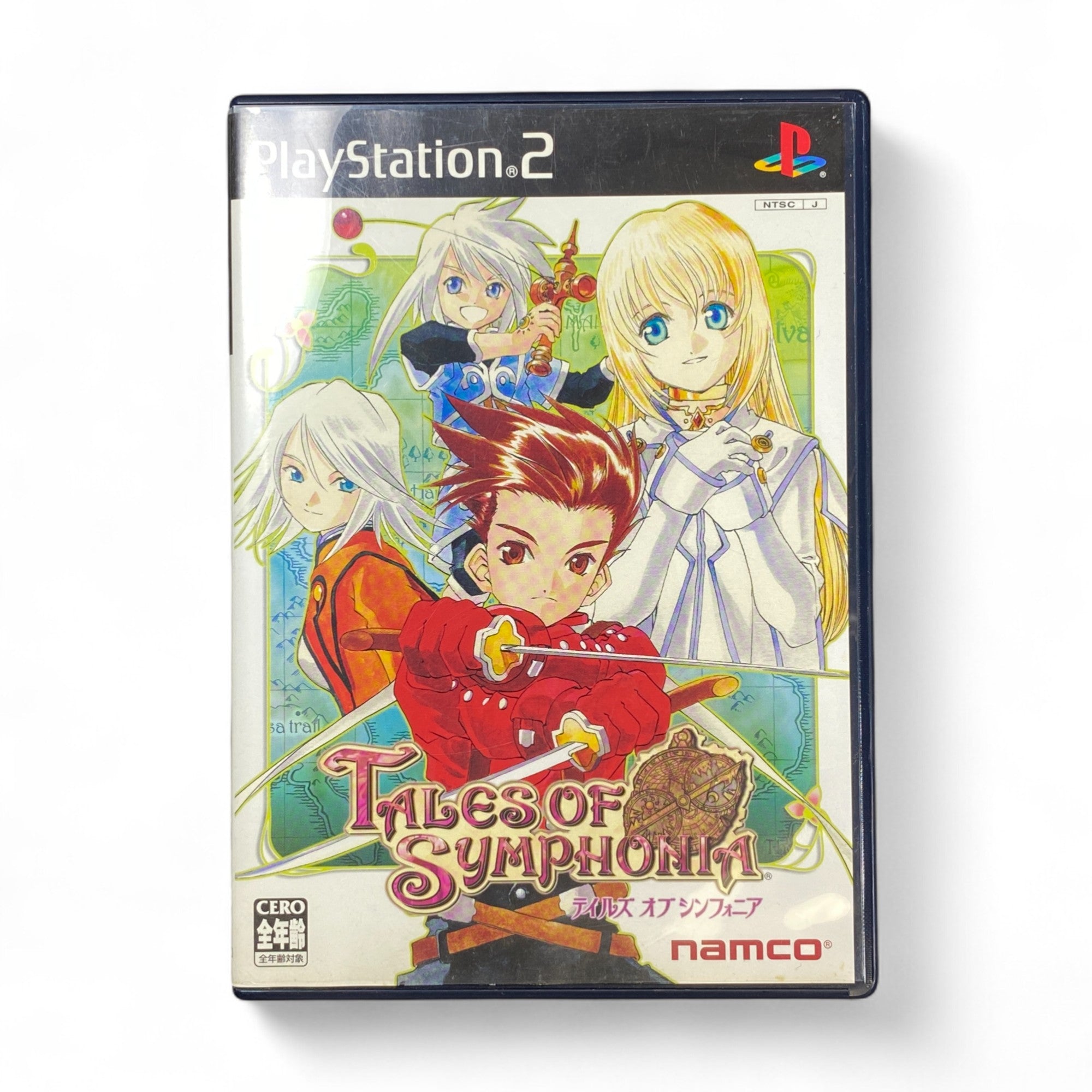 Tales of Symphonia PS2 Japanese Game Cover – Namco Anime JRPG