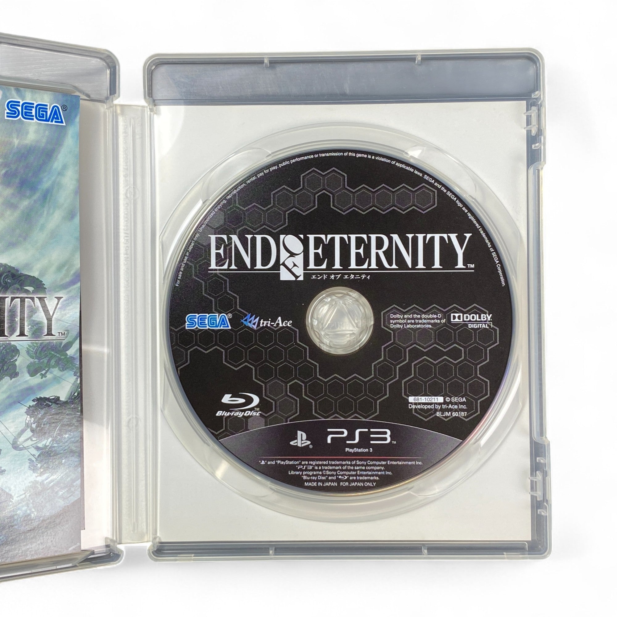 End of Eternity PS3 Japan Edition Cover – SEGA Tactical RPG (Resonance of Fate)
