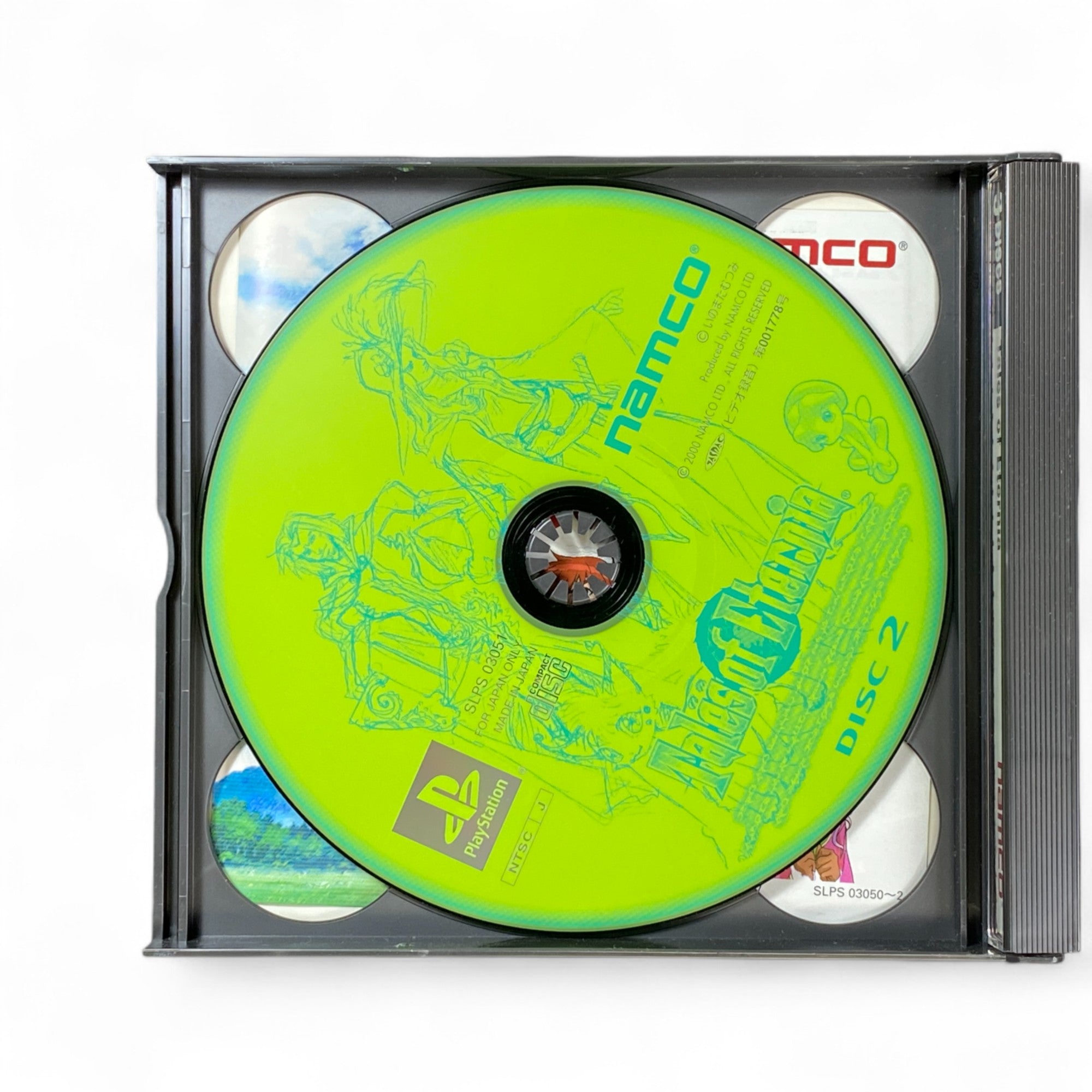 Tales of Eternia PS1 Japanese game cover with anime fantasy artwork