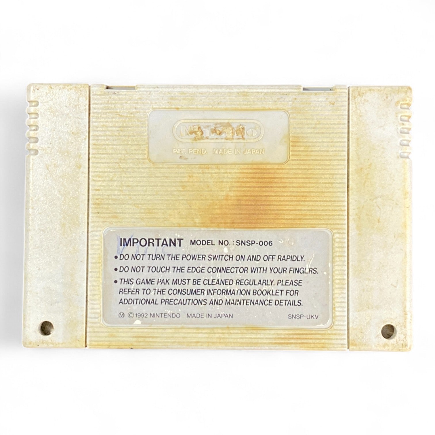 F-Zero SNES PAL cartridge with futuristic hovercar racing artwork