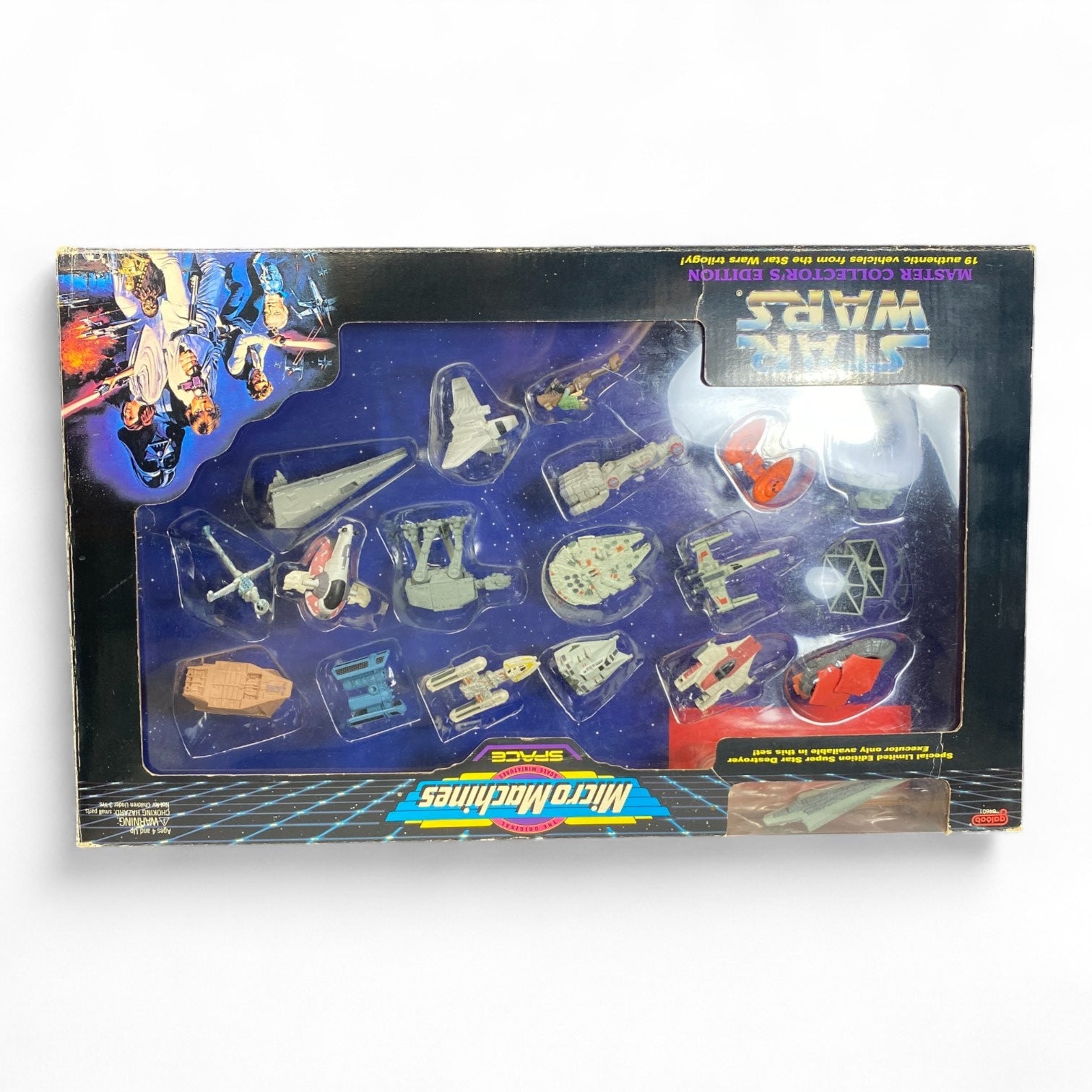 Star Wars Micro Machines Master Collector's Edition Galoob 19 Vehicle Set Opened