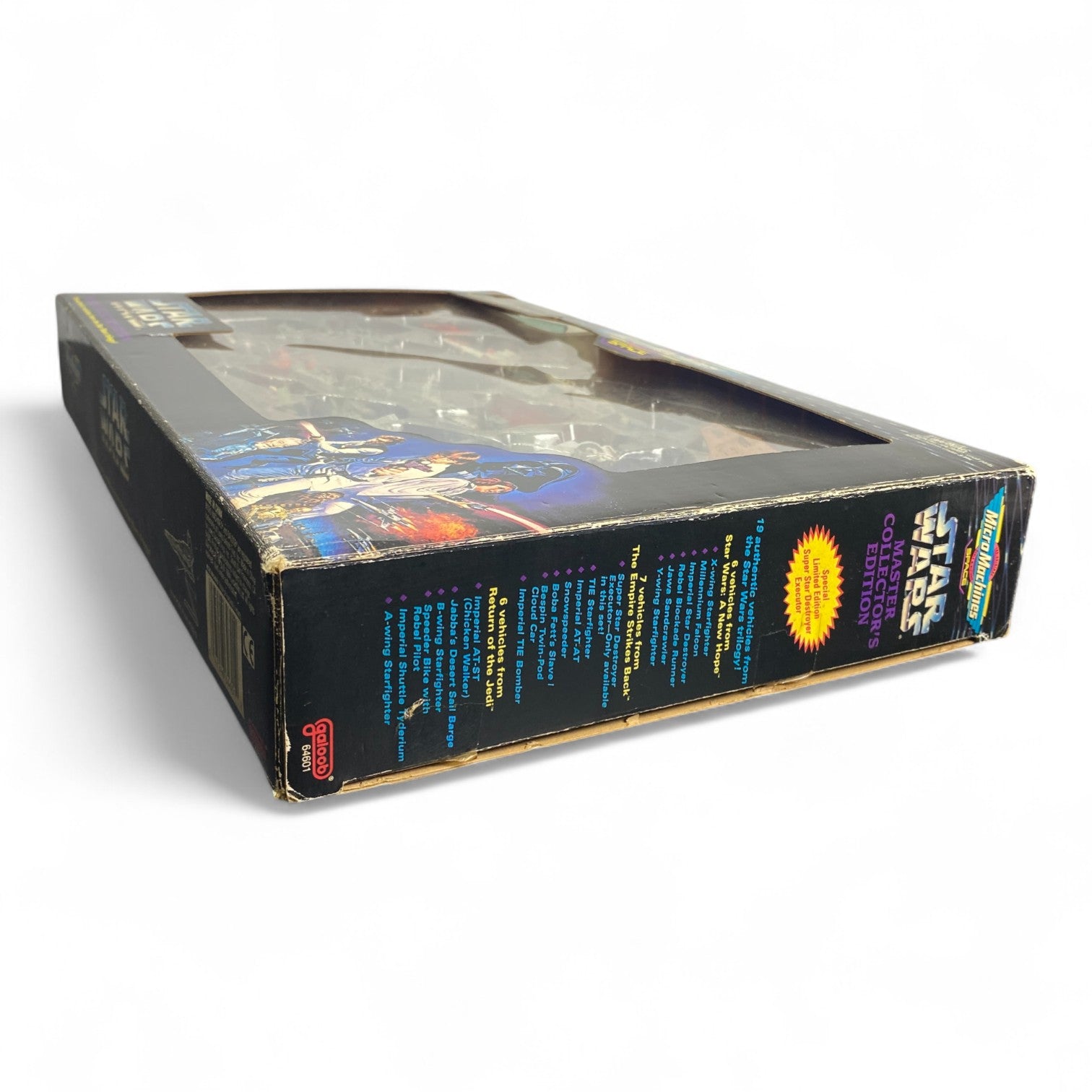 Star Wars Micro Machines Master Collector's Edition Galoob 19 Vehicle Set Opened