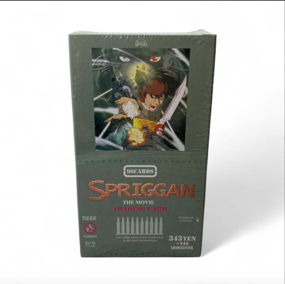 Sealed Spriggan The Movie 1996 trading card box – 96 cards from anime film by Shinseisha
