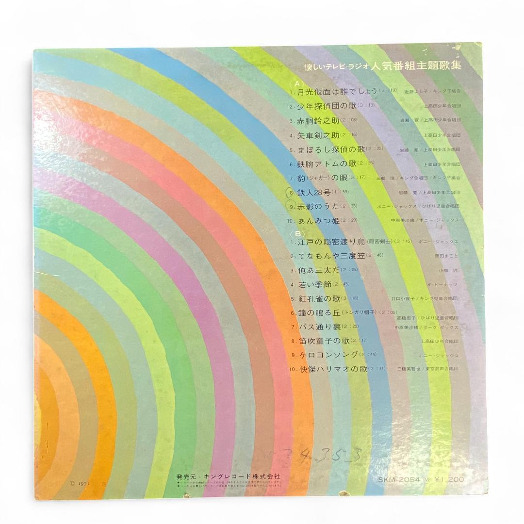 Vintage Japanese TV Theme Song Collection LP Record Album - Atom & More