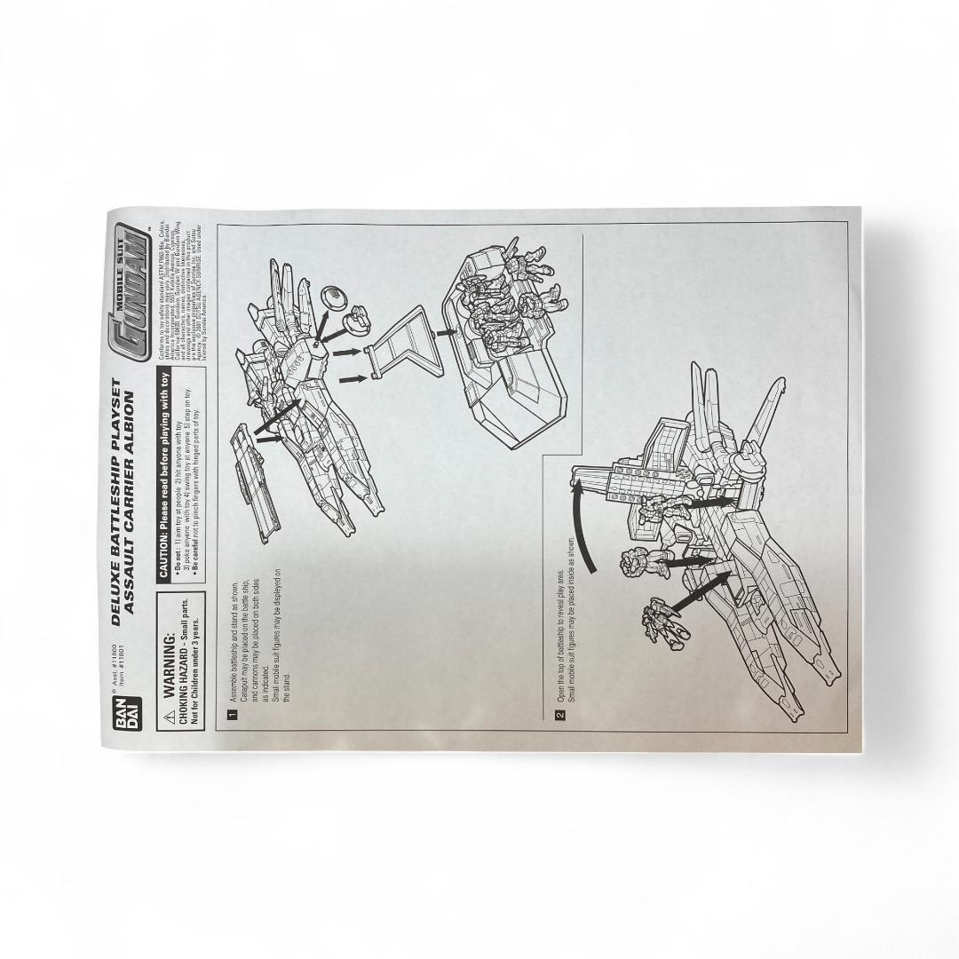 Mobile Suit Gundam Albion Assault Landing Ship Deluxe Edition Playset