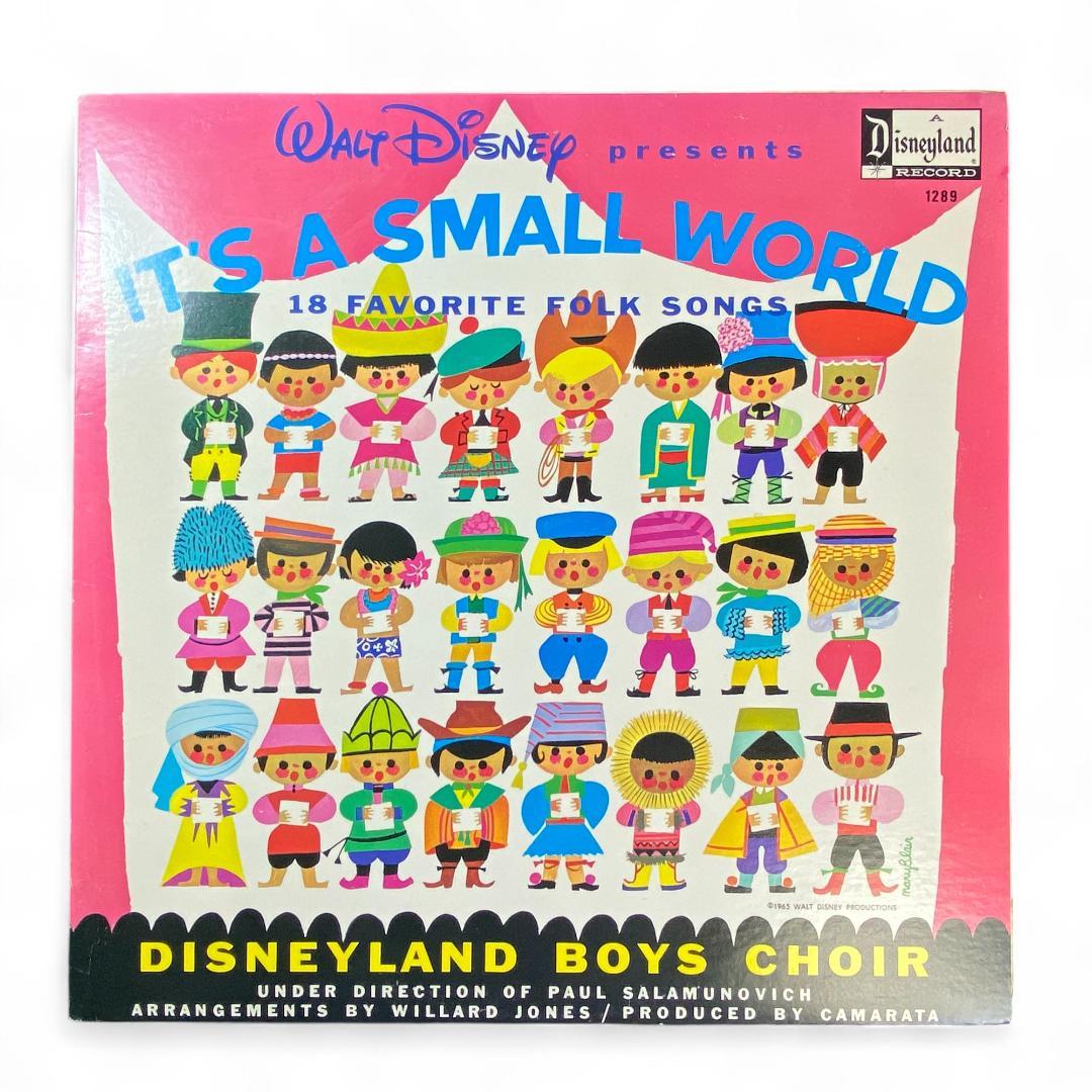 Authentic Disney It's a Small World LP Record Album