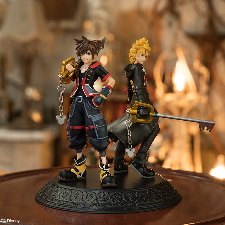 Kingdom Hearts Sora & Roxas Statue
