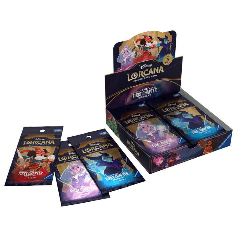 lorcana trading card game the first chapter Disney Booster Pack : including 1 foil in every pack DISNEY LORCANA TCG - THE