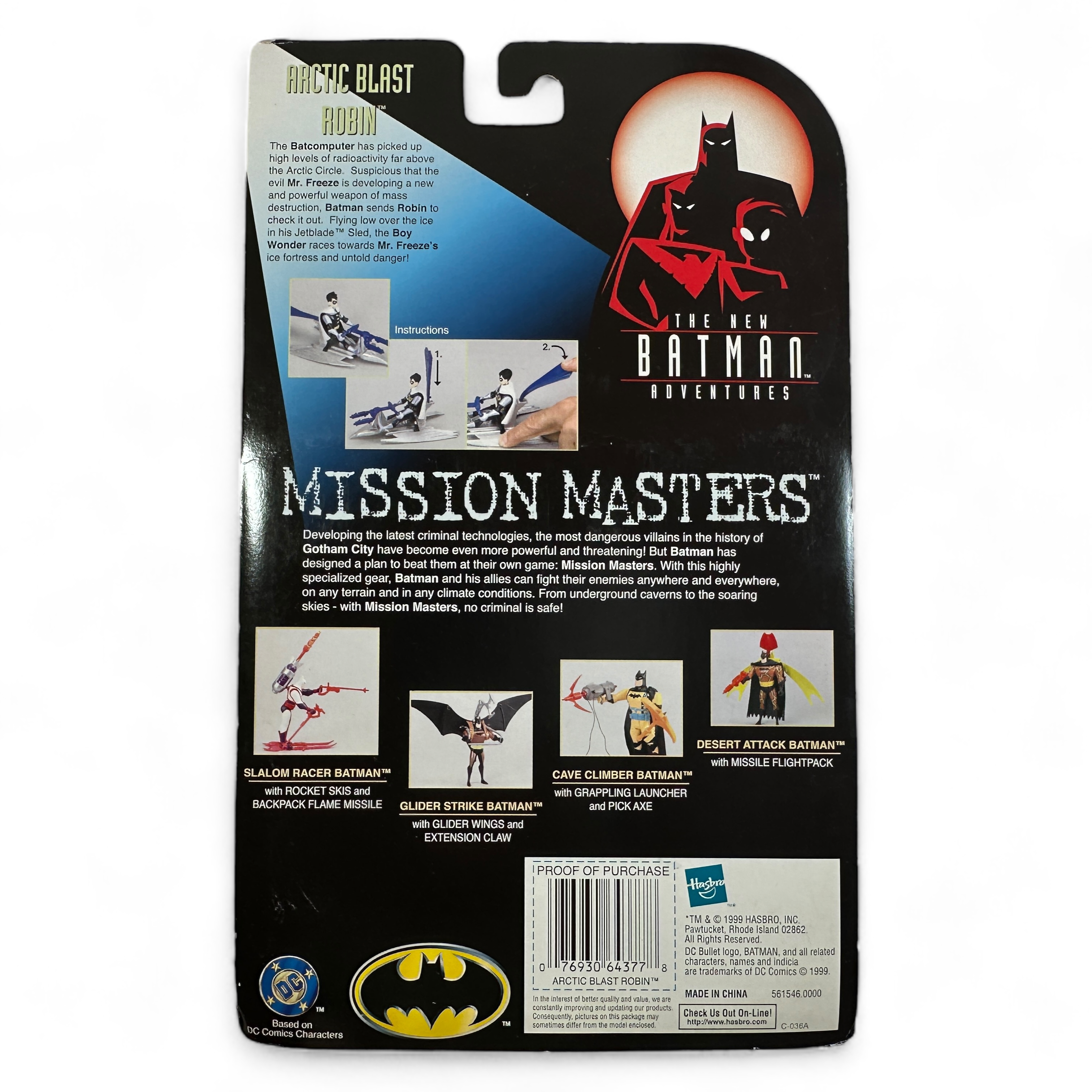 Batman Mission Masters Arctic Blast Robin Action Figure