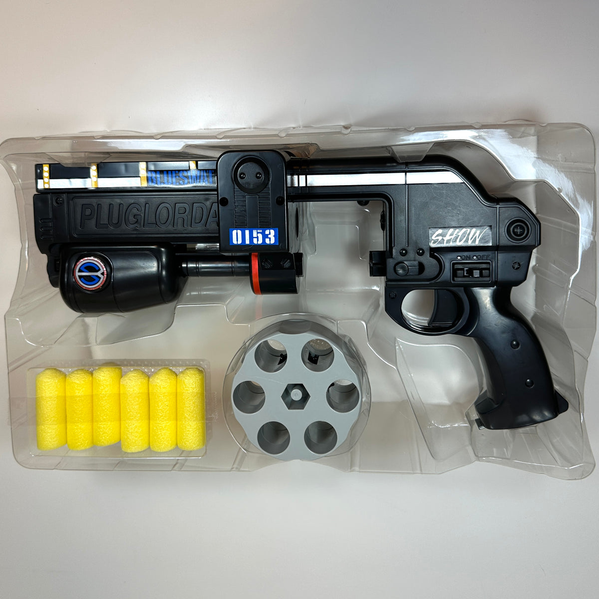 Pluglorda BW-02 Bandai Blue SWAT Vintage Toy