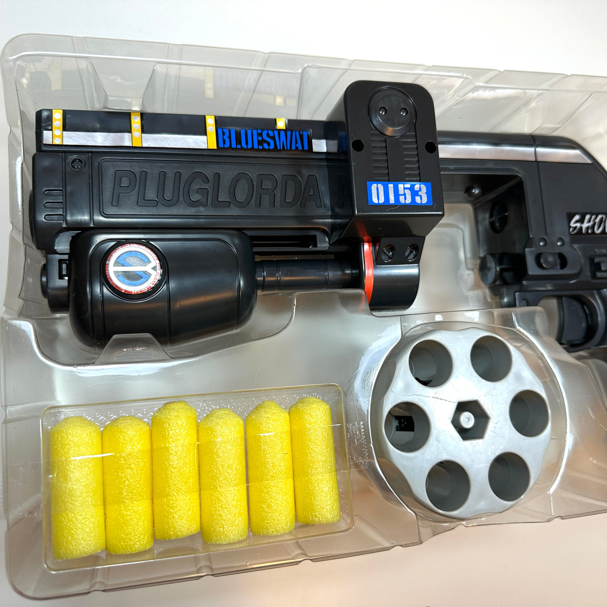 Pluglorda BW-02 Bandai Blue SWAT Vintage Toy