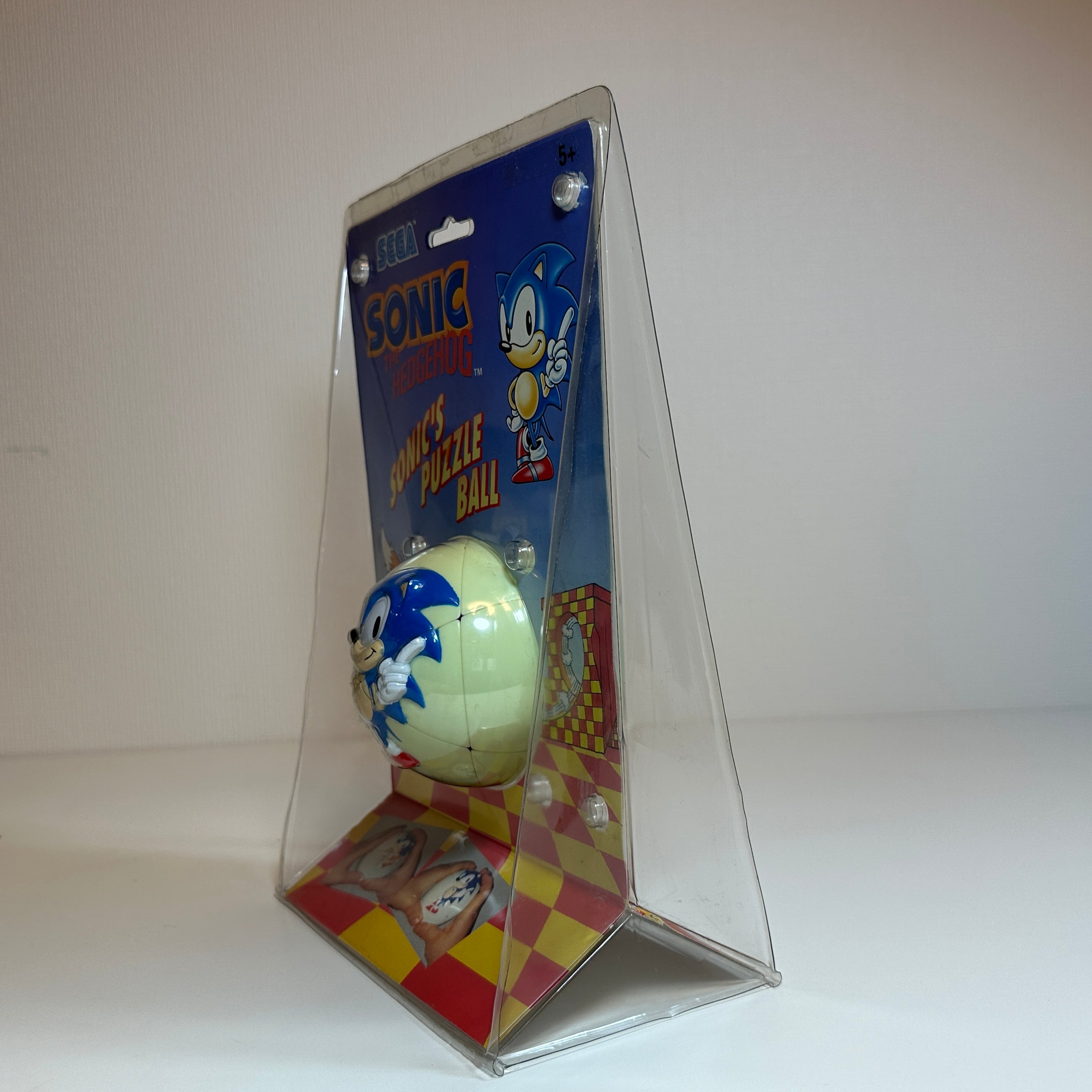 RARE SONIC THE HEDGEHOG SONIC'S PUZZLE BALL SEGA 1990 JAPAN