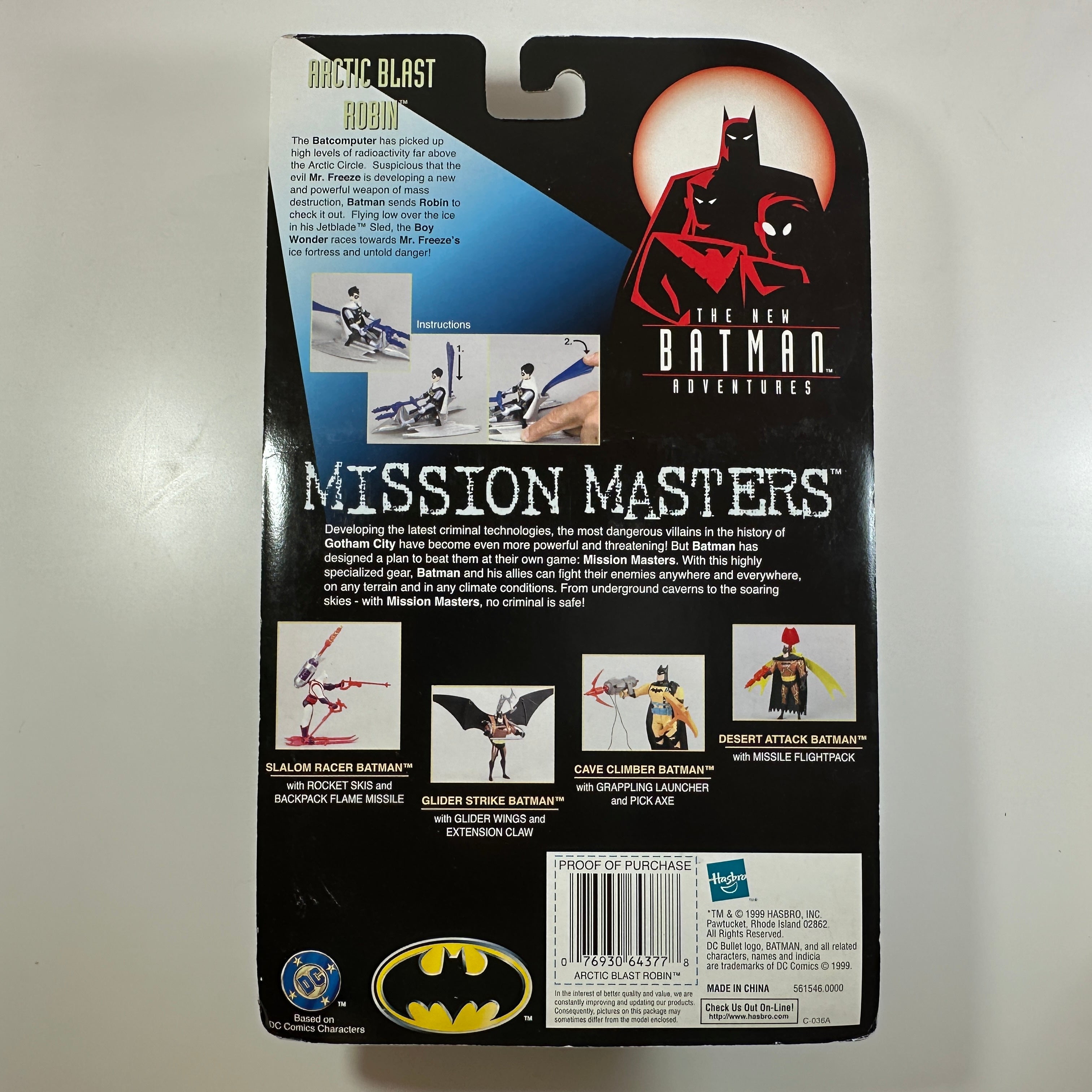 Batman Mission Masters Arctic Blast Robin Action Figure