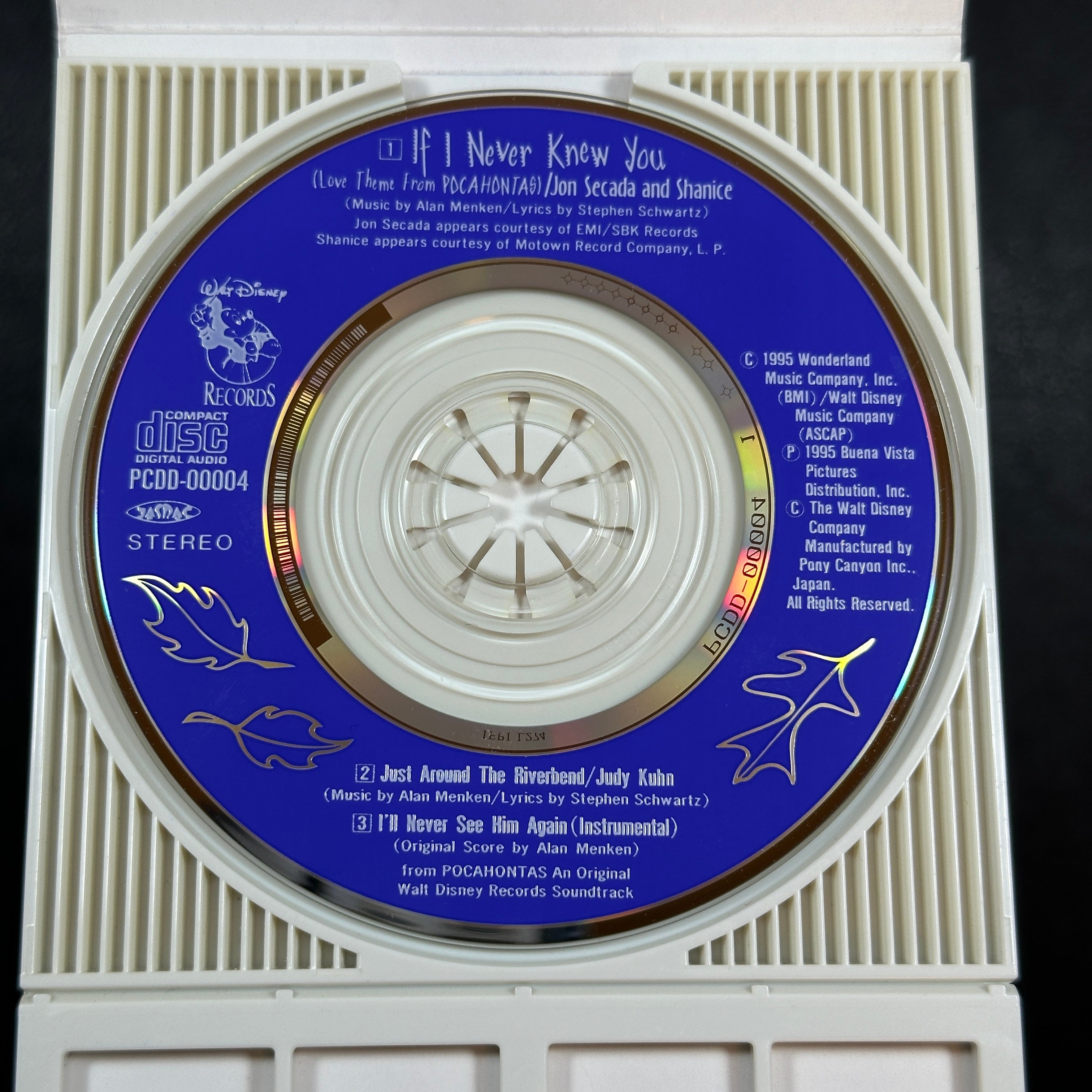 Disney Pocahontas CD Single