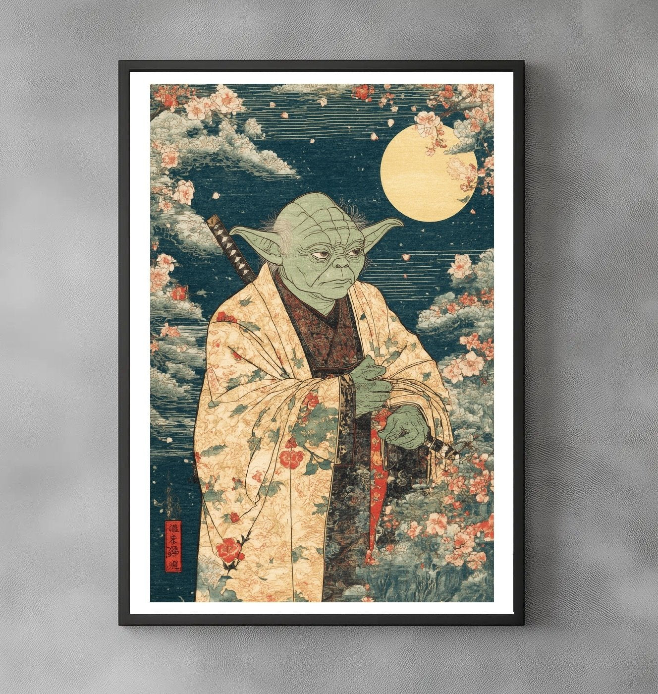 Sato Hageshi - Master Yoda: Edo Moonlight - Signed and Numerated 3/10