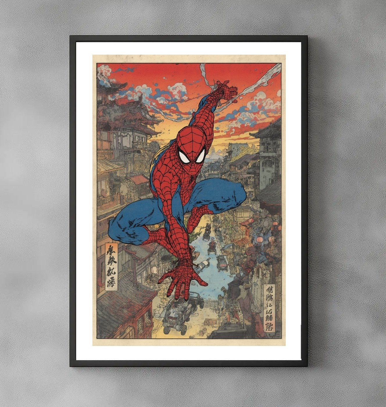 Sato Hageshi - The Way of the Web - Spider-Man - Signed and numbered 2/10