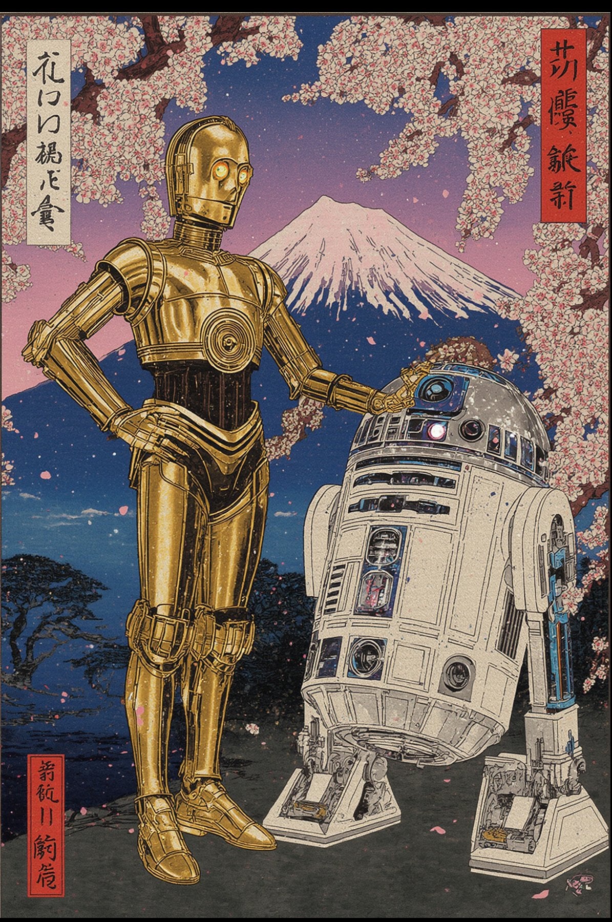 Sato Hageshi - Sakura & Circuits - C-3PO R2D2 - Signed and Numerated 3/10