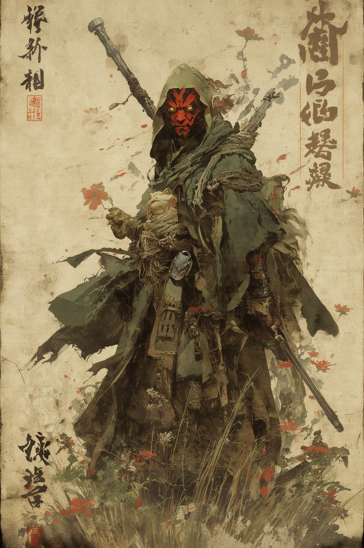 Sato Hageshi - Fallen Sith, Darth Maul - Signed and Numbered 2/10