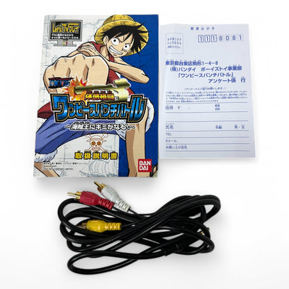 One Piece Punch Battle TV Game - Bandai 2004 Vintage Luffy Collectible