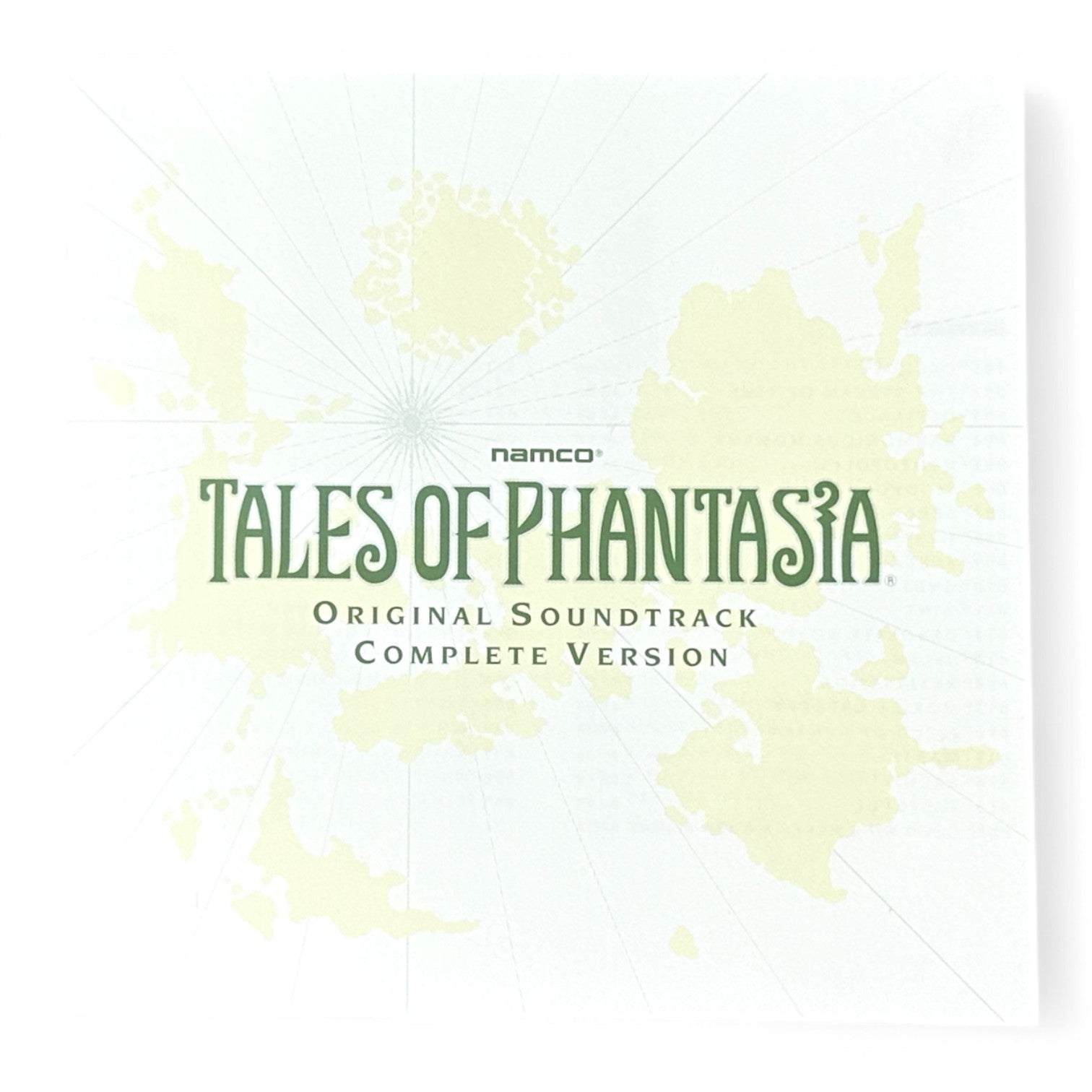 Tales of Phantasia Original Soundtrack (Complete Version) – Namco 1998 Rare 2-CD Set