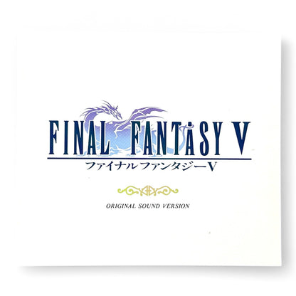 Final Fantasy V Original Sound Version (2-CD Set) – Squaresoft 1992 | Classic RPG Soundtrack