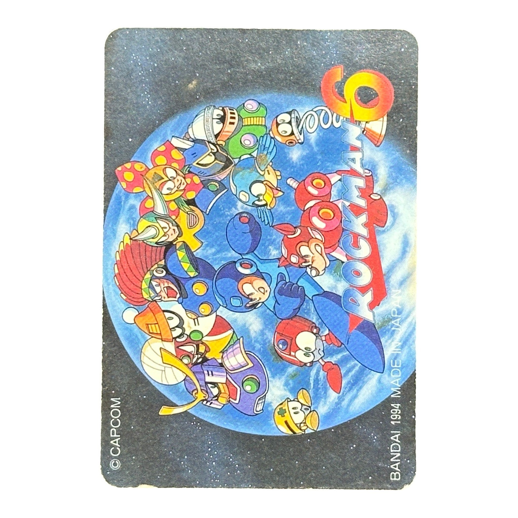 Rockman 6 No.128 Prism Holo Card Bandai Japan Megaman Boss Characters HP 2740
