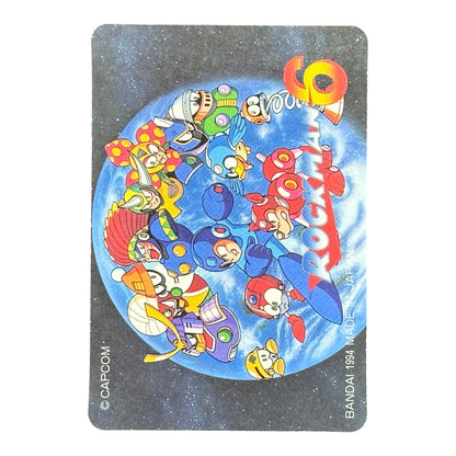 Rockman 6 No.129 Prism Holo Card Bandai Japan Megaman Boss Team HP 2250