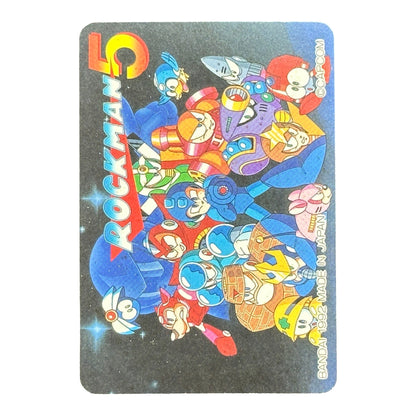 Rockman 7 No.88 Prism Holo Card Bandai Japan Megaman Boss Team Gravity Man Stone Man