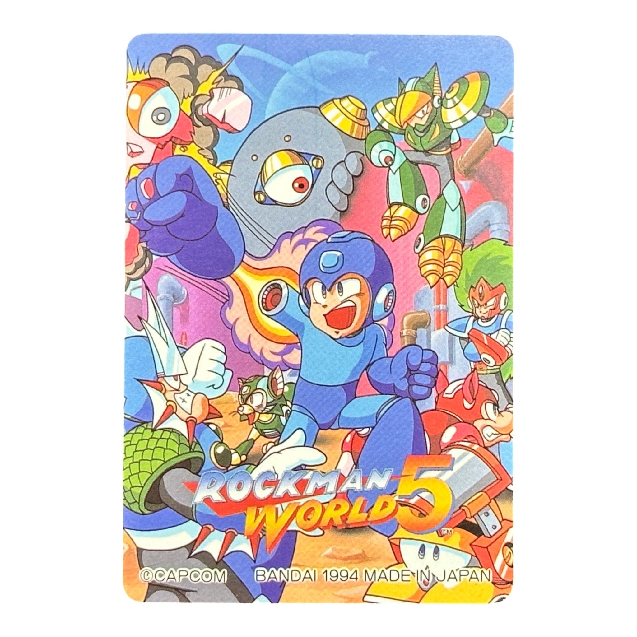 Rockman 7 No.170 Prism Holo Card Bandai Japan Megaman Boss Team HP 2640