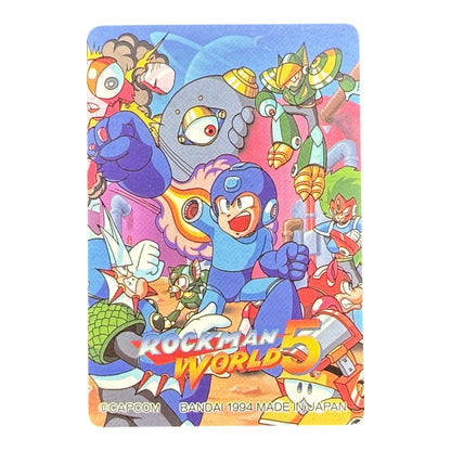 Rockman 7 No.174 Prism Holo Card Bandai Japan Megaman Action Scene HP Vintage