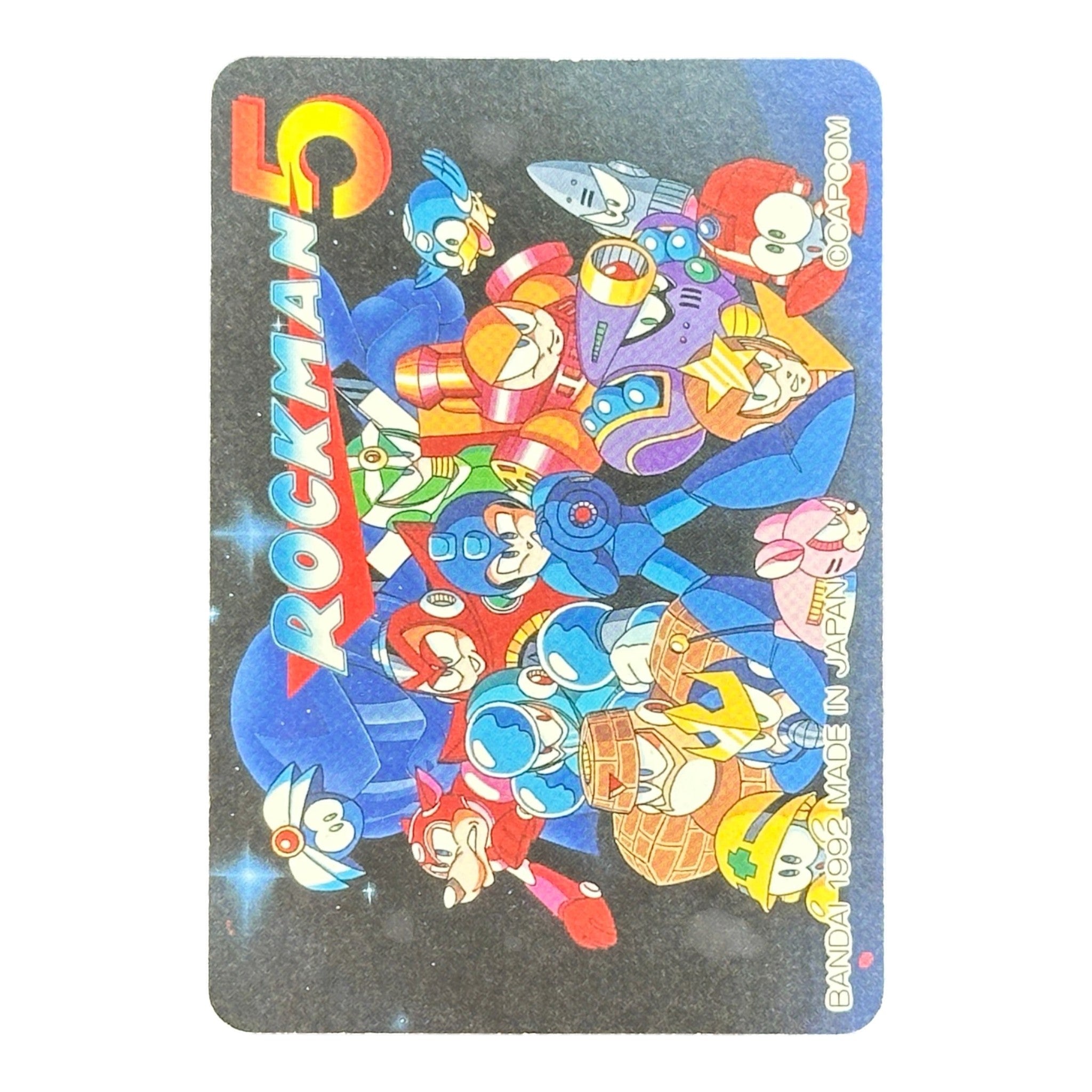 Rockman 7 No.89 Prism Holo Card Bandai Japan Megaman Boss Team Crystal Man Star Man